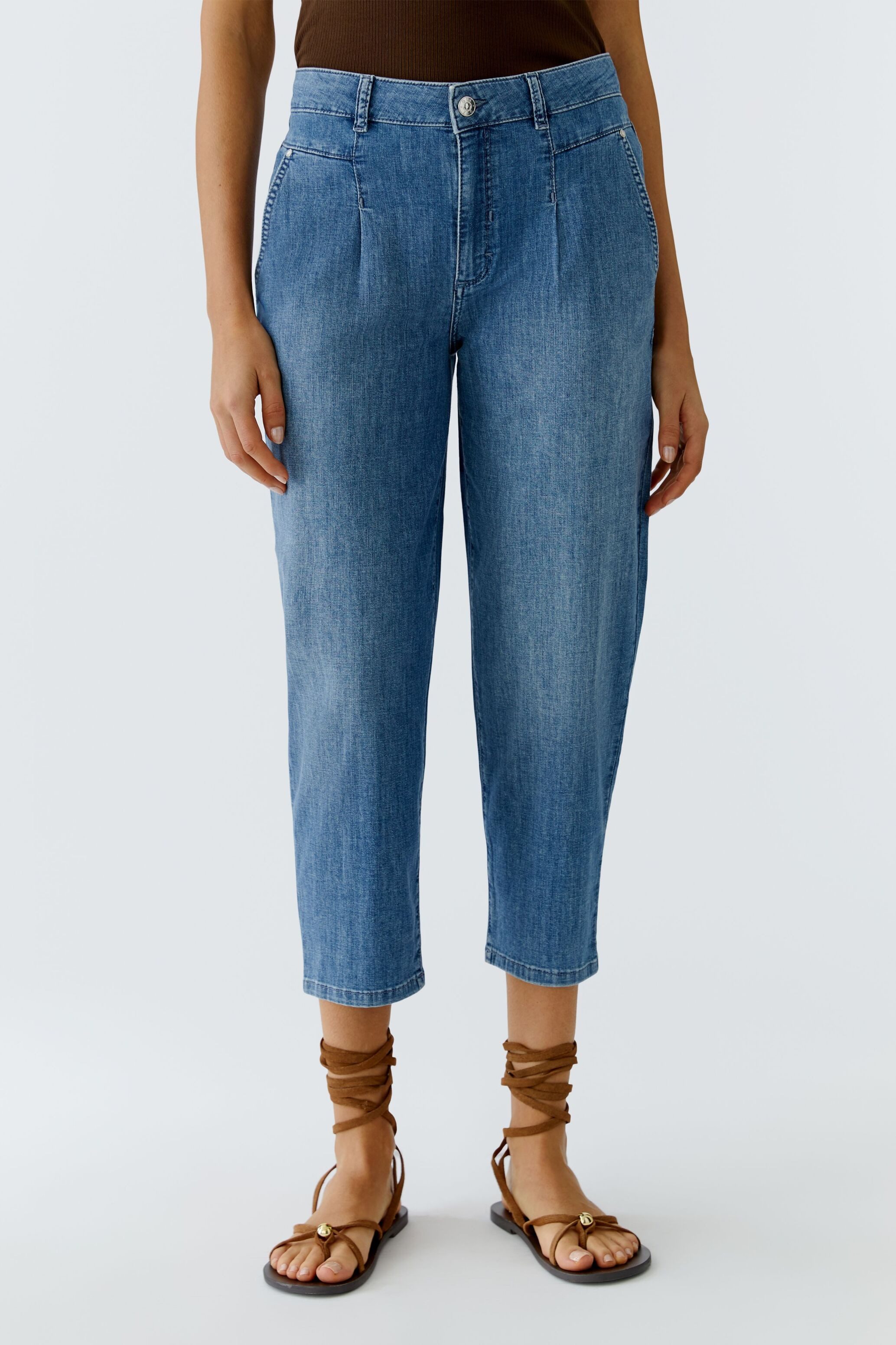 Oui Relax-fit-Jeans Nieten