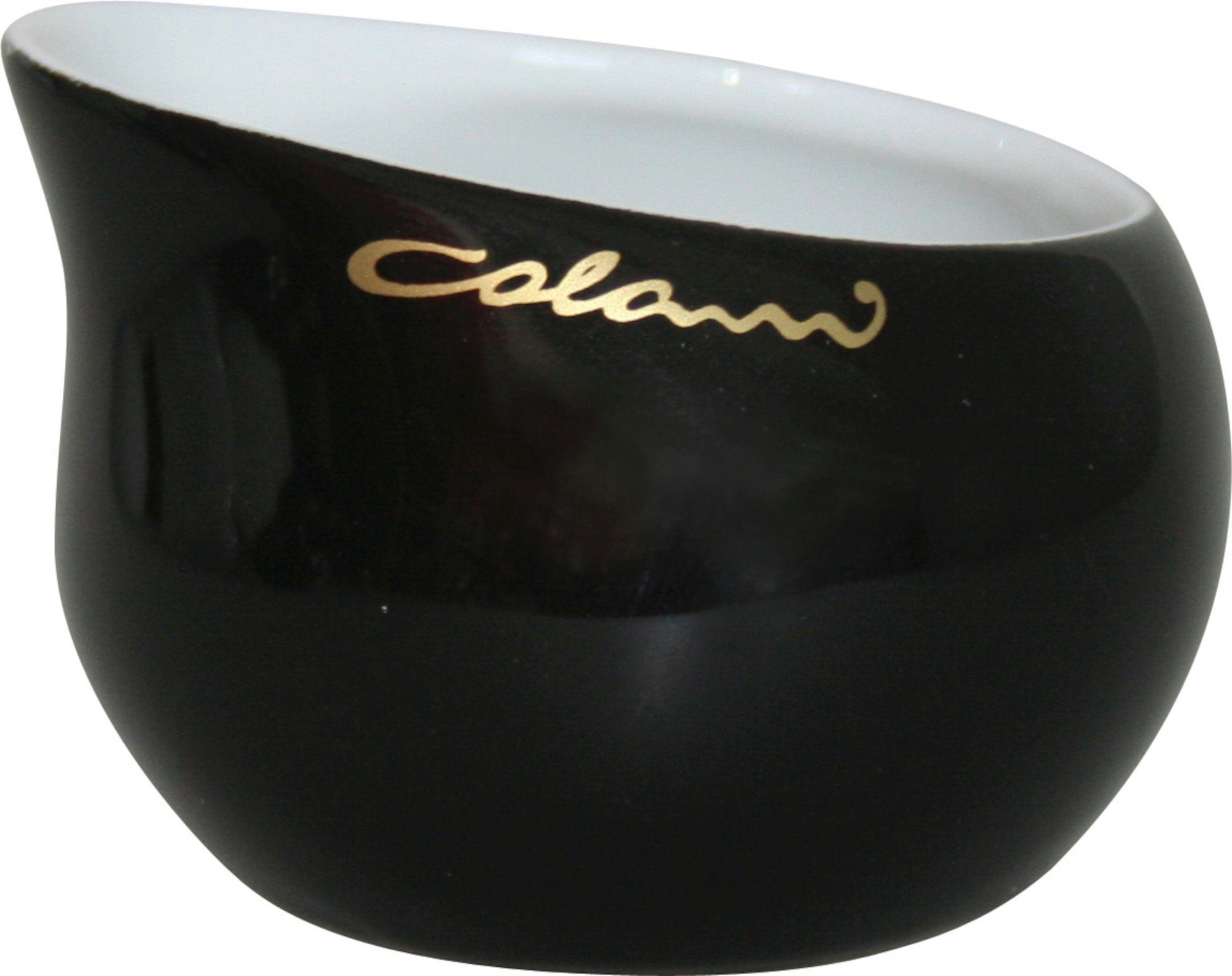 Colani Zuckerdose Zuckerdose Zuckerschale Schwarz 170ml, Porzellan, (1-tlg), Colani Schriftzug, inkl. Geschenkkarton