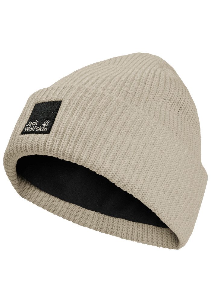 Jack Wolfskin Beanie PERGAMON BEANIE Strickmütze, winddicht, warm