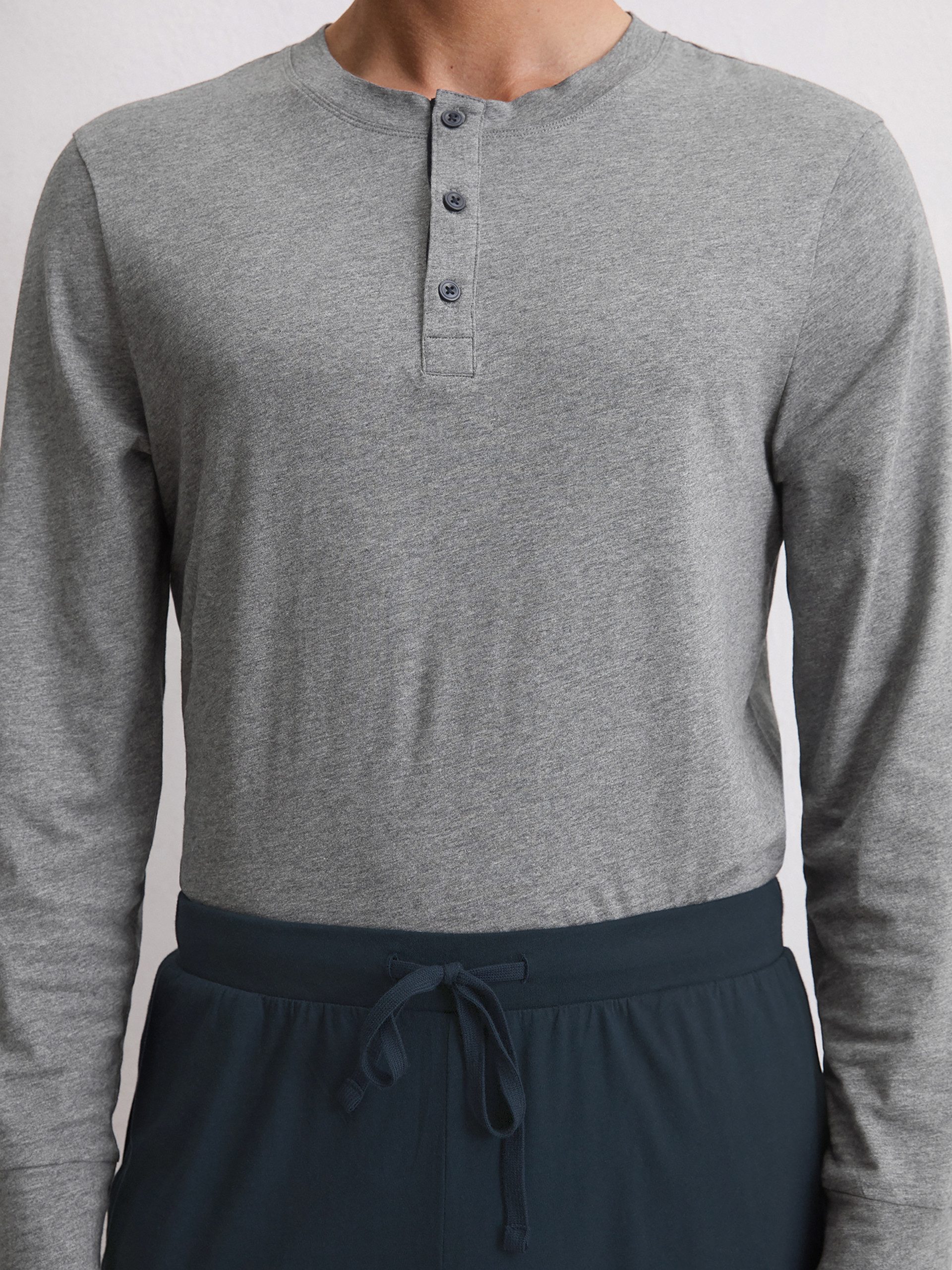 Marc O'Polo Pyjama Mix N Match Cotton (2 tlg) schlafanzug schlafmode bequem