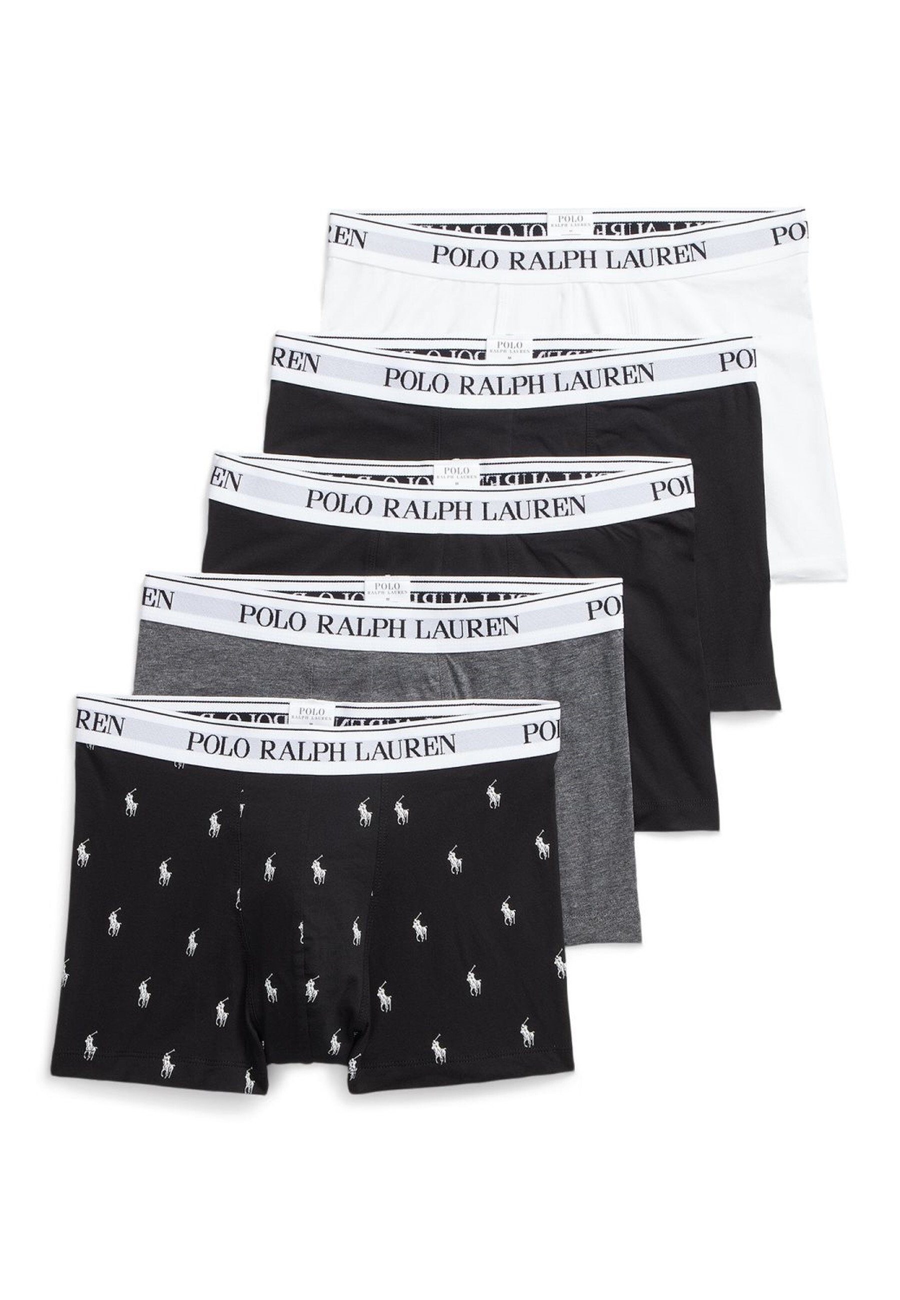 Lauren Trunks Fünferpack Start 1 Polo Boxershorts Ralph schwarz SHP Ralph Boxershorts Spring Lauren (5-St)