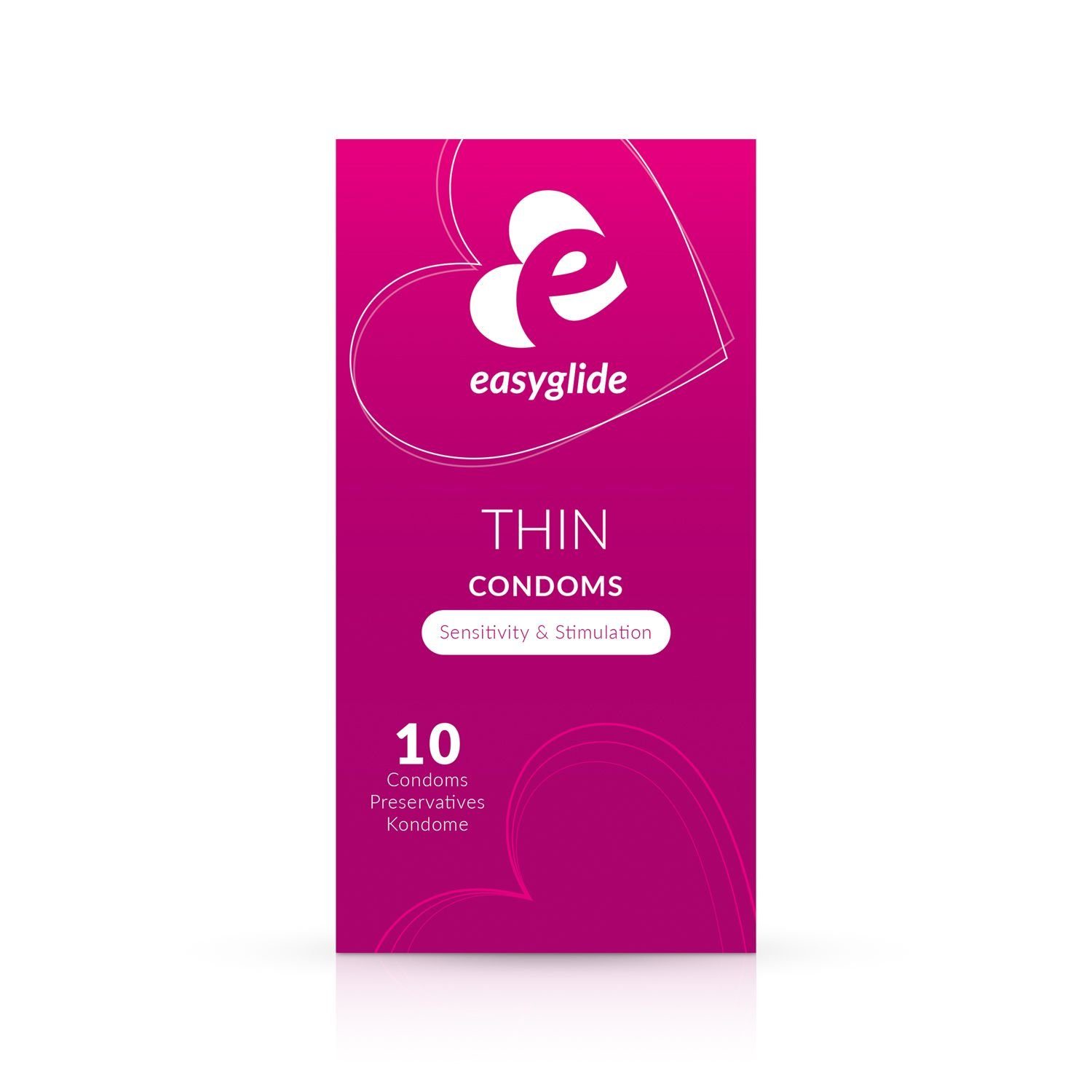 Kondome EasyGlide - Extra dünne Kondome - 10 Stück