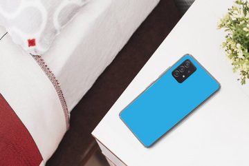 MuchoWow Handyhülle Blau - Licht - Farben, Handyhülle Telefonhülle Samsung Galaxy A33