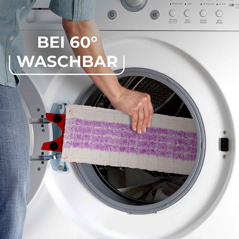 Vileda Vileda ULTRAMAX Care Ersatzbezug Wischbezug (Mikrofaser, 14, 1-tlg., aus 100% recycelten Mikrofasern)