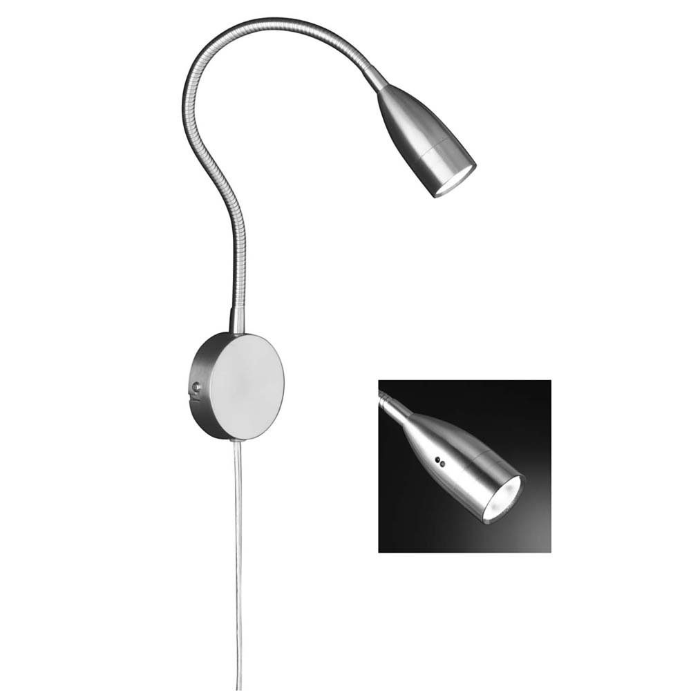 Wandleuchte, Dimmbar LED etc-shop Flexo-Arm beweglich Wandlampe Leseleuchte LED Wandleuchte