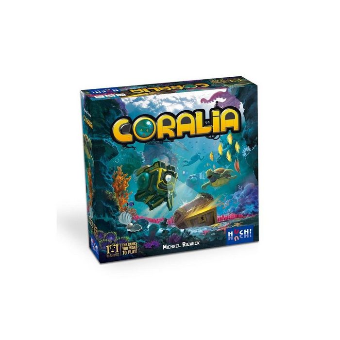 Huch! Spiel 880475 - Coralia - Brettspiel für 2-4 Spieler ab 10 Jahren