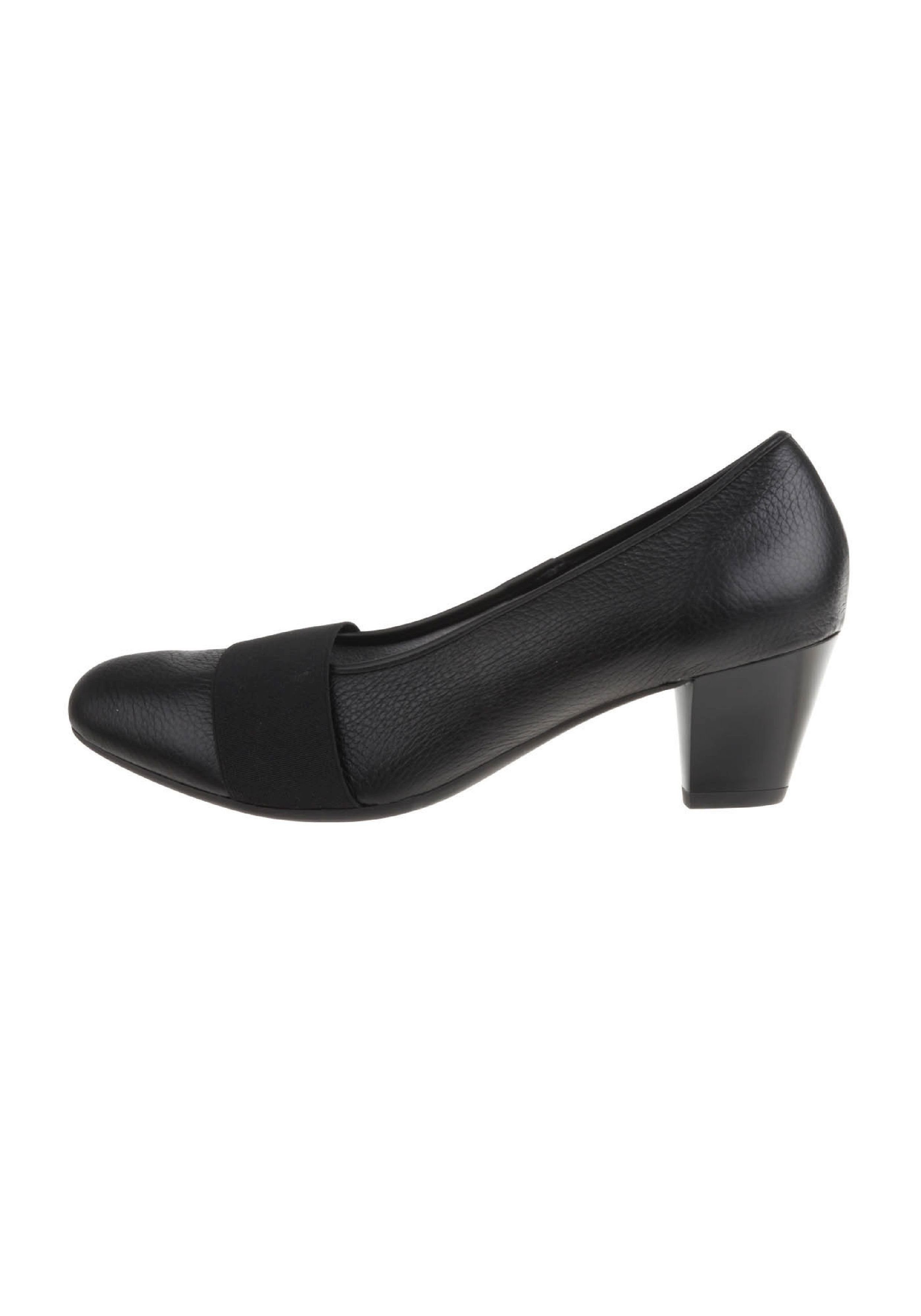 Natural Janine Pumps schwarz aus echtem Hirschleder Feet