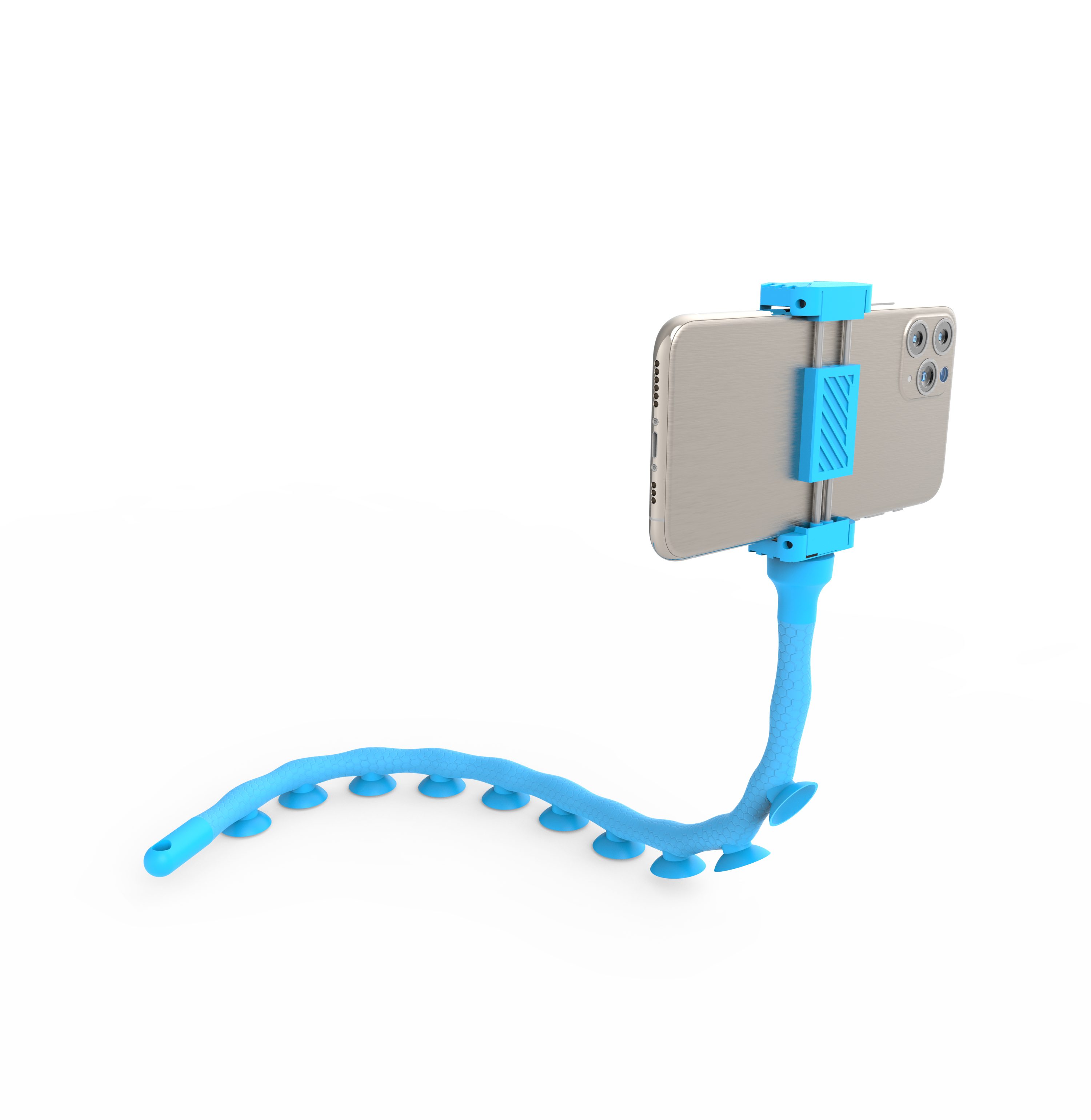 DigiPower Smartphone-Halterung Octopus, (mit Saugnäpfen, 51cm, Halt auf glatten Oberflächen)