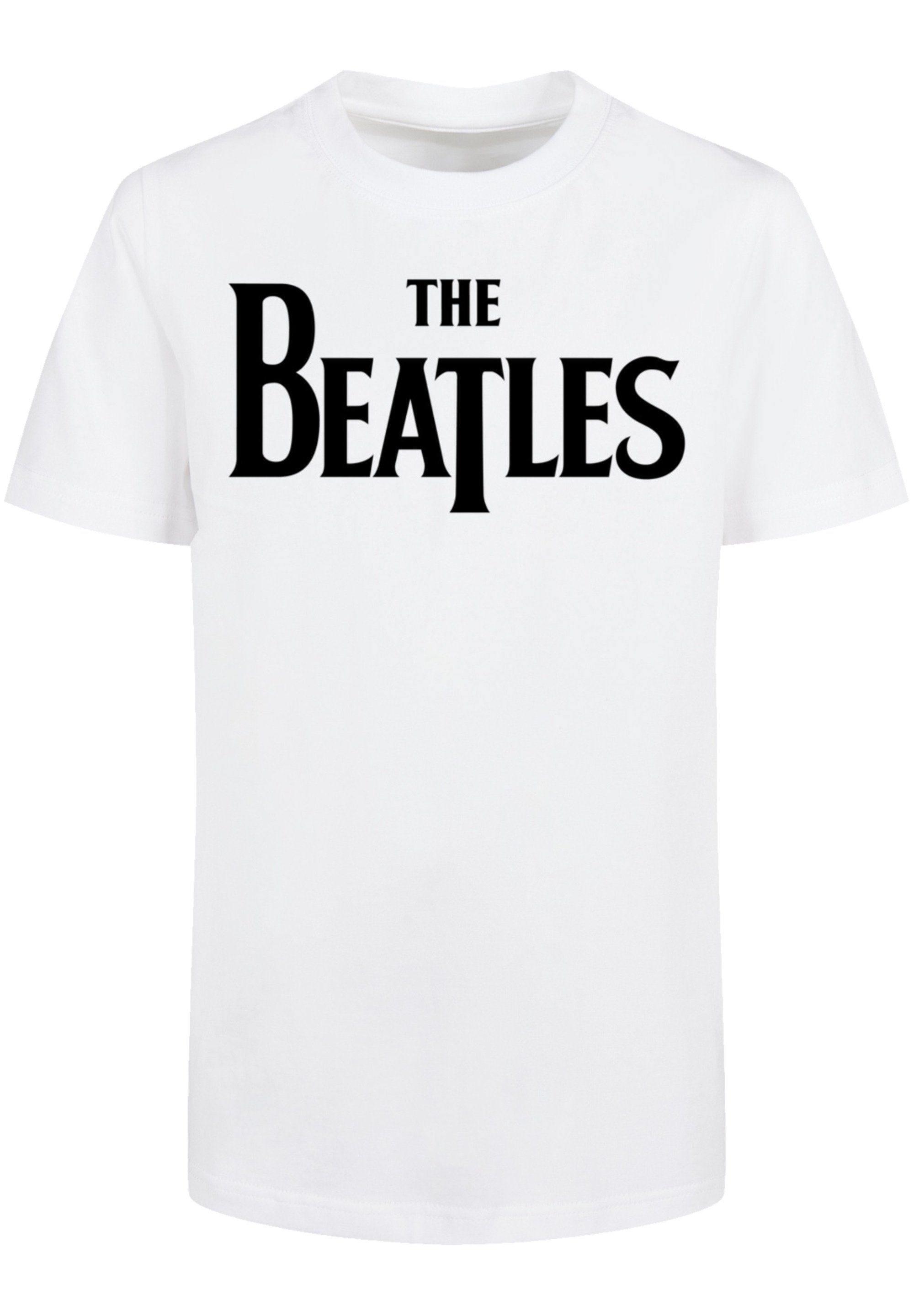 F4NT4STIC T-Shirt The Beatles Drop T Logo Print weiß
