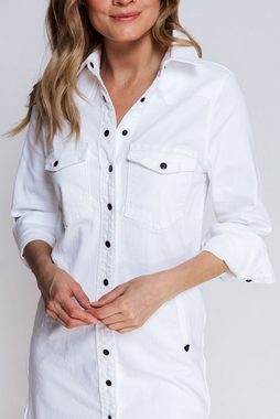 Zhrill Shirtkleid Jeanskleid TYRANA Weiß (0-tlg)