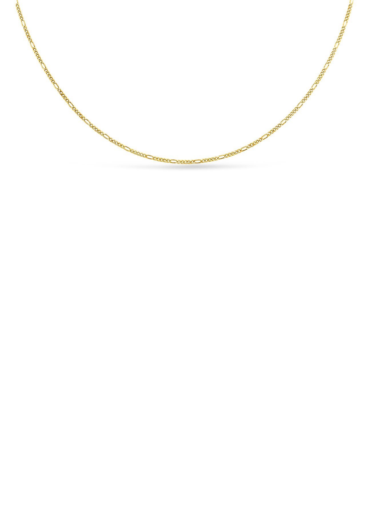 Firetti Collierkettchen Schmuck Geschenk Gold 333 Halsschmuck Halskette Goldkette Figarokette, zu Kleid, Shirt, Jeans, Sneaker! Anlass Geburtstag Weihnachten