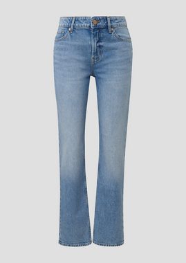 s.Oliver 5-Pocket-Jeans Jeans Karolin / Regular fit / Mid rise / Straight leg Waschung, Destroyes