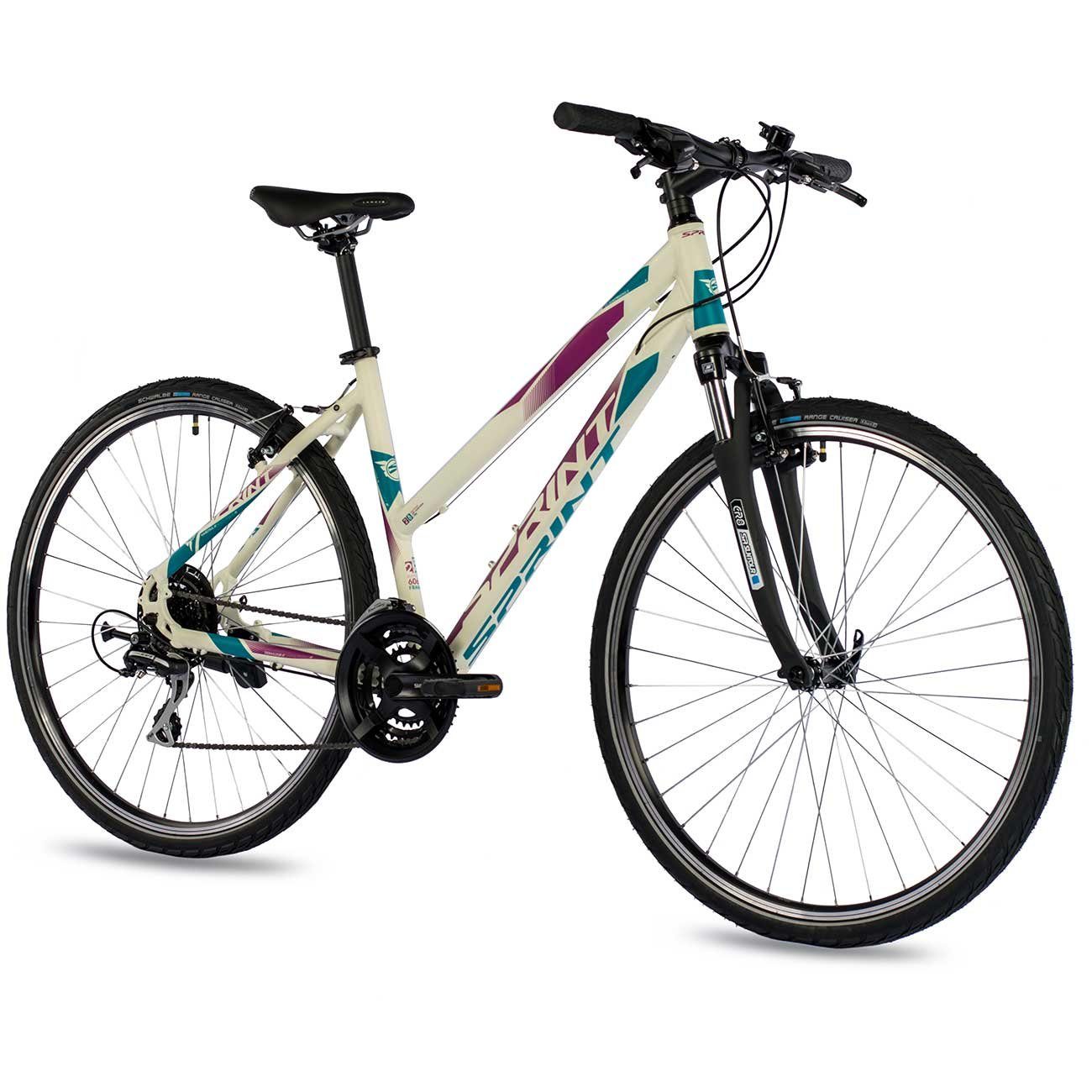 Airtracks Trekkingrad »Damen Trekking Fahrrad 28 Zoll Sintero«, 24 Gang,  Cross Bike Shimano Acera RD-M360L -Rahmenhöhen 44 cm und 48 cm - Modelljahr  2022