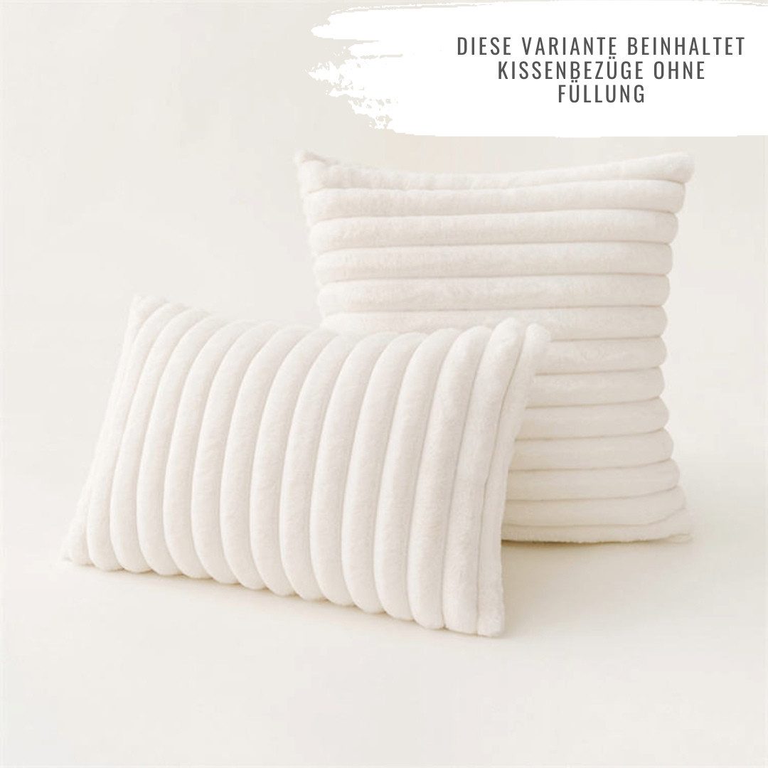 Interior by Hakito Sofakissen 2er Set Kissenbezug inklusive Füllkissen Kiss günstig online kaufen