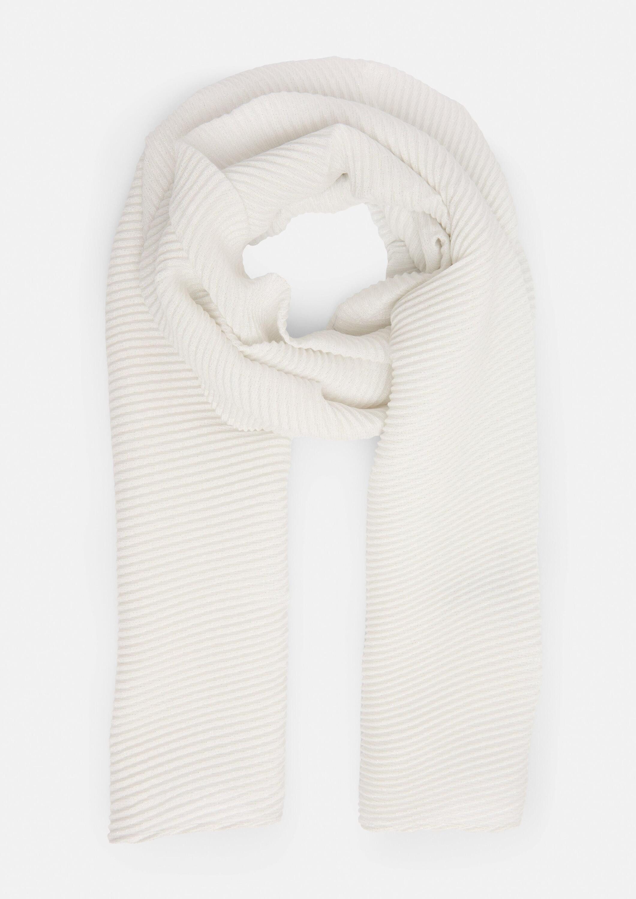 comma Schal Tuch, Plissierter Schal mit Glitzergarn