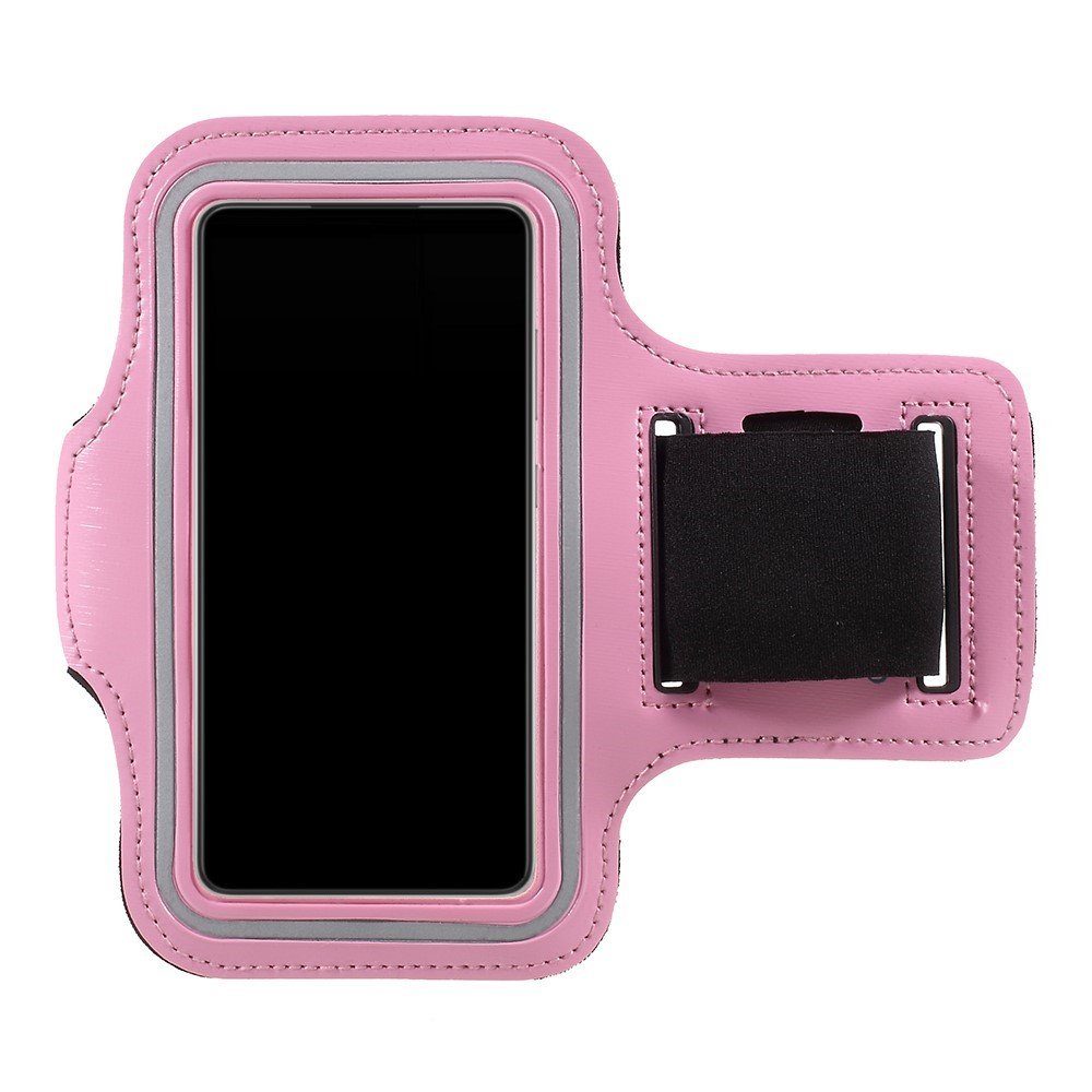 Rosa Handy Smartphones Schutzhülle Schutztasche Schlüsselfach Etui CoverKingz Jogging Handyhülle Tasche bis, Handyhülle Universal Armband von Sport für 5,9"