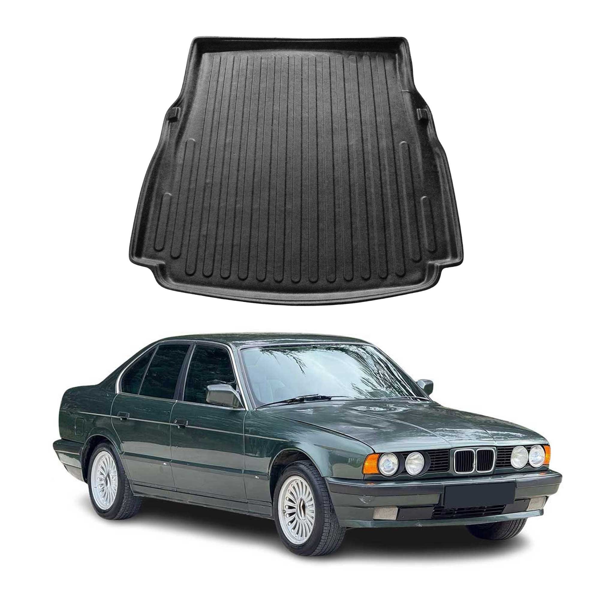 OMAC Kofferraummatte Kofferraumwanne für BMW 5er E39 1995-2003 Gummi TPE Schwarz (1 St), für BMW 5er E39 Limo 1995-2003 BMW 5er E39 Limo 1995-2003, Einfache Installation,Antirutsch,Leicht zu reinigen,Leichtgewicht