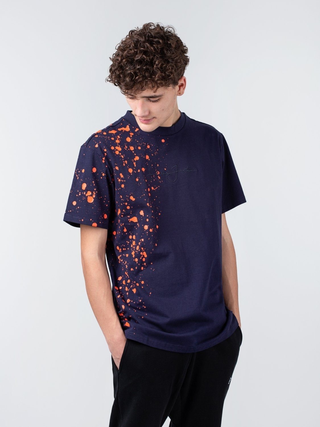 Script Sean T-Shirt Sean John Splatter Tee John Logo