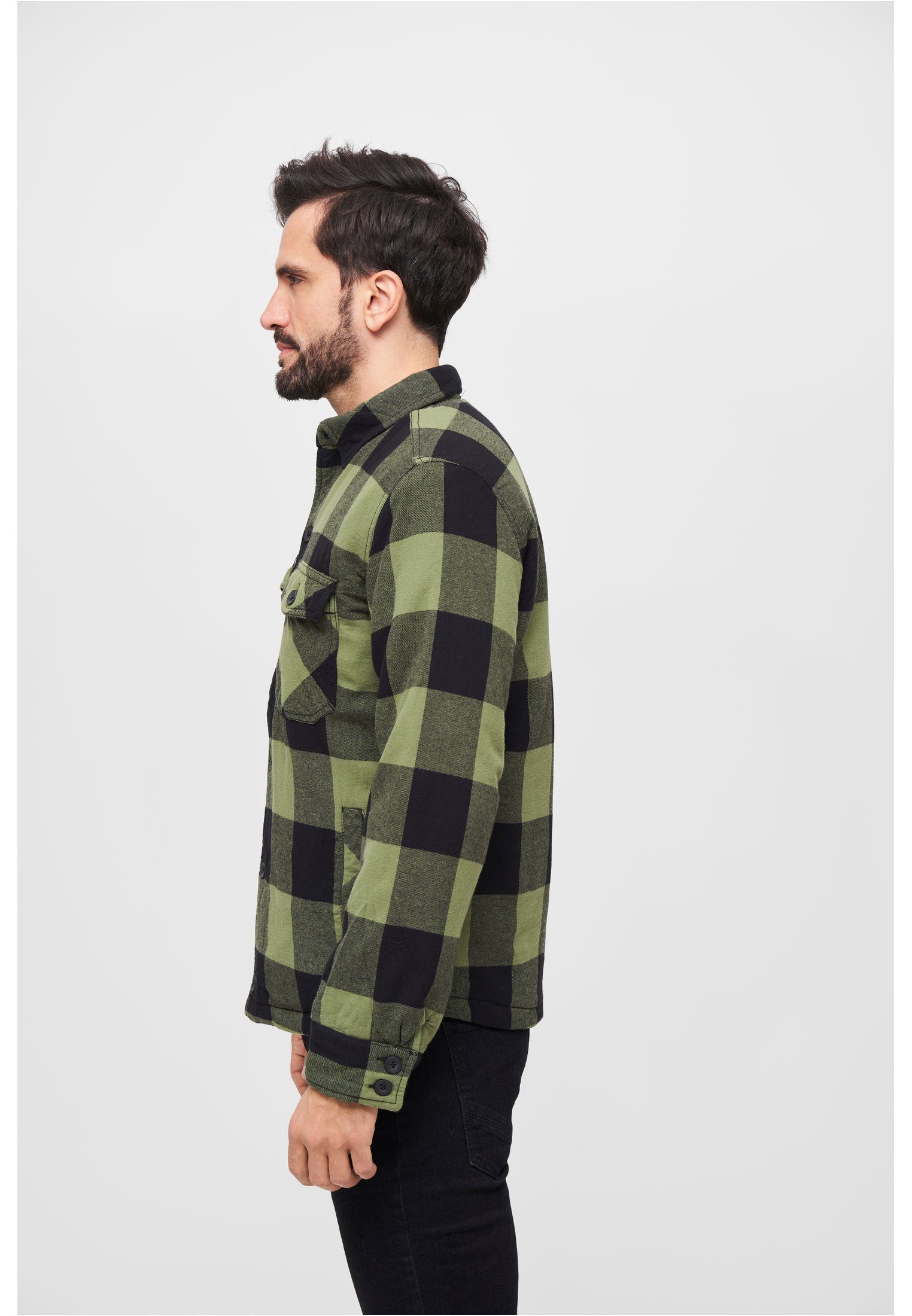 Sommerjacke black/olive Brandit Herren (1-St) Lumberjacket