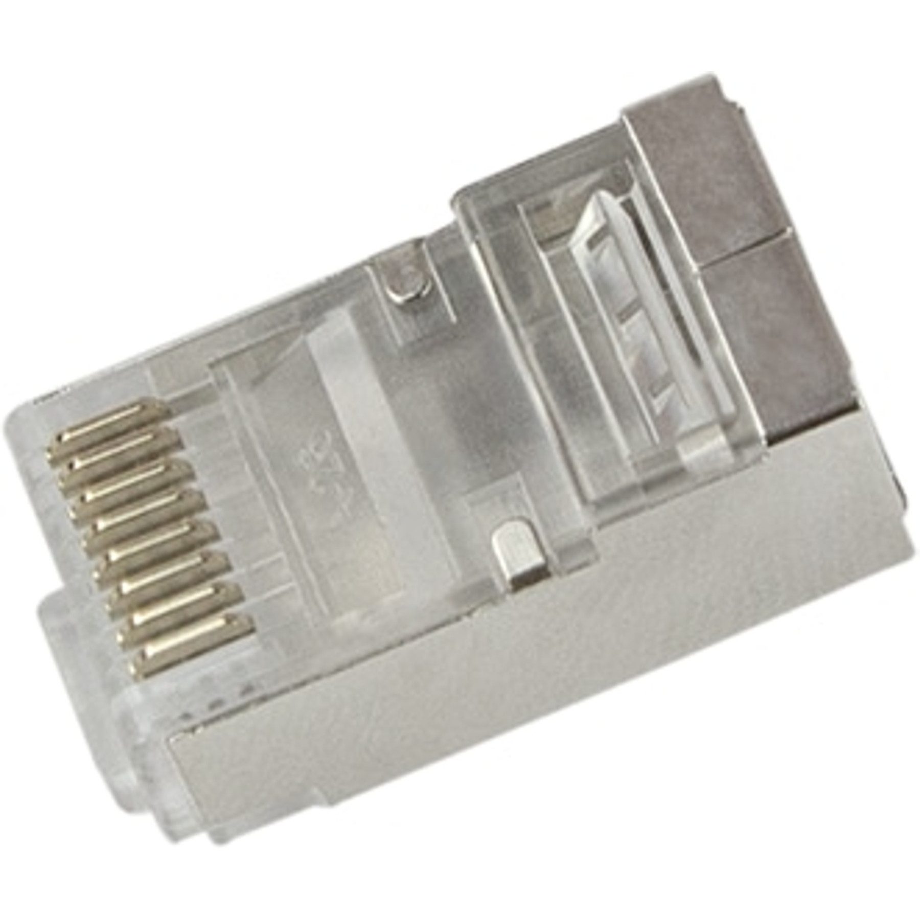 LogiLink Kabelverbinder-Sortiment LOGILINK RJ45-Modularstecker, Cat.6, geschirmt, vorne offen, 50 Stk.