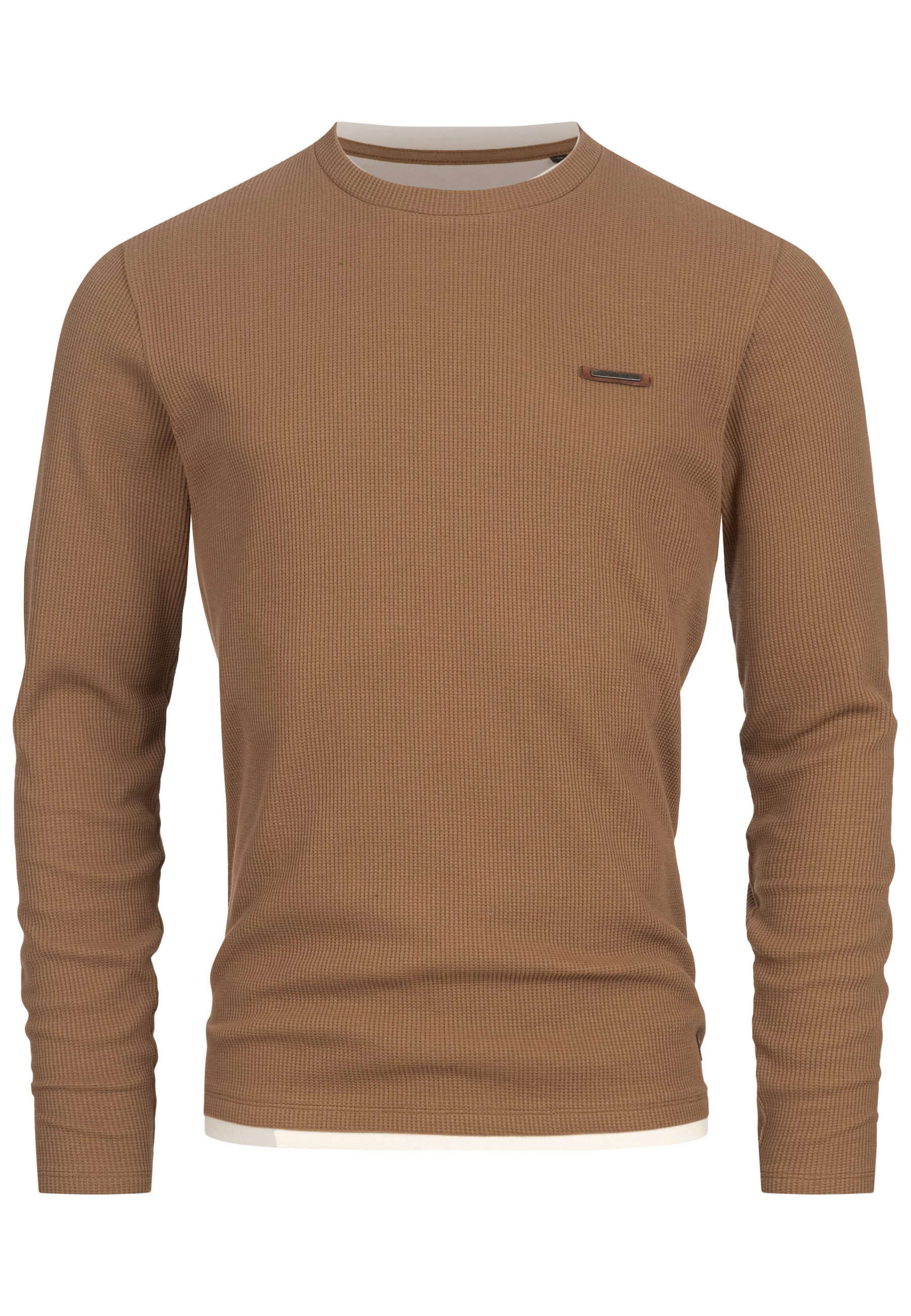 Indicode Langarmshirt INSigfinn Langarmshirt aus Baumwollmix günstig online kaufen
