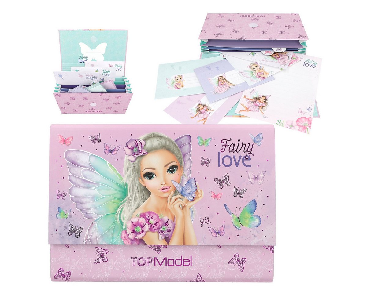 Thumbnail - Depesche Briefpapier TOPModel Briefpapier in Fächermappe FAIRY LOVE