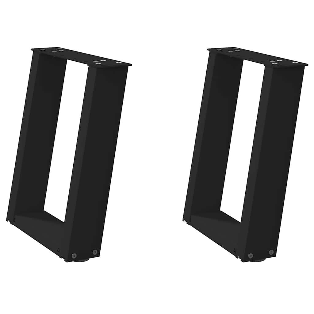 vidaXL Tischbein Couchtischbeine U-Form 2 Stk. günstig online kaufen