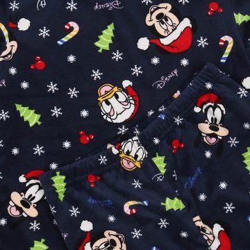 Sarcia.eu Schlafanzug DISNEY Mickey Maus Weihnachtspyjama für Kinder, dunkelblau 3-4 Jahre