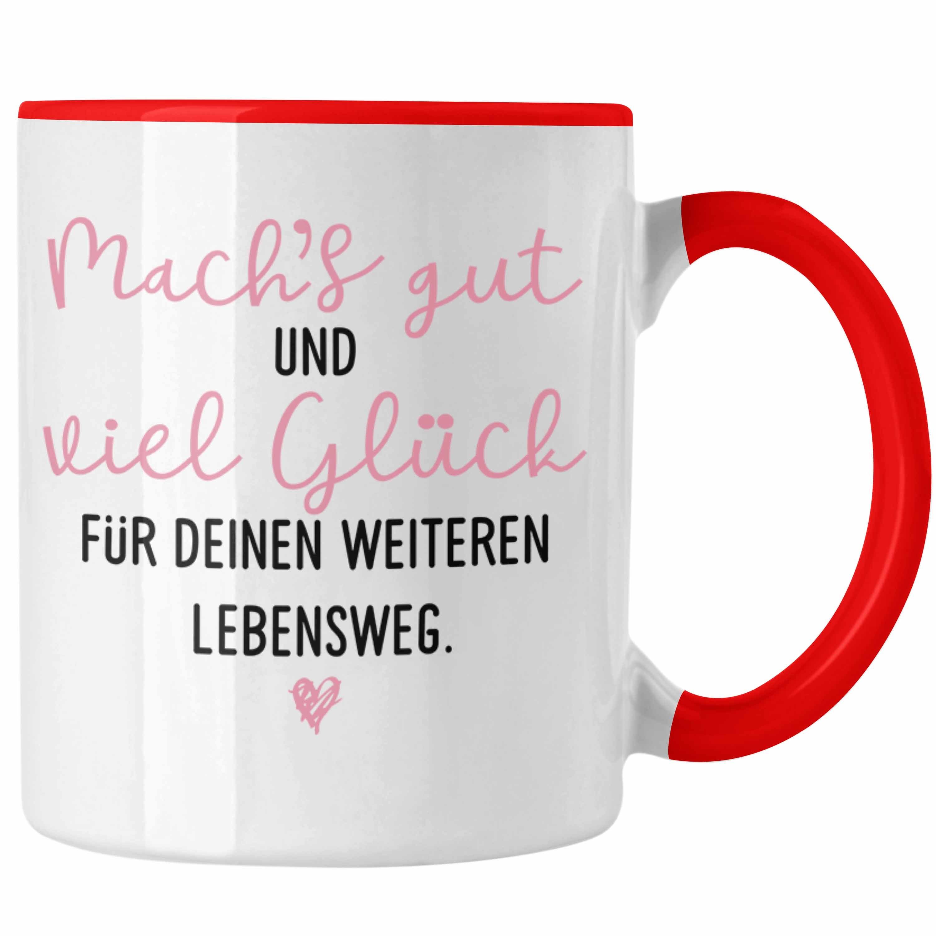 Trendation Tasse Trendation Abschiedsgeschenk Tasse Geschenk Viel Glück Für Deinen Weiteren