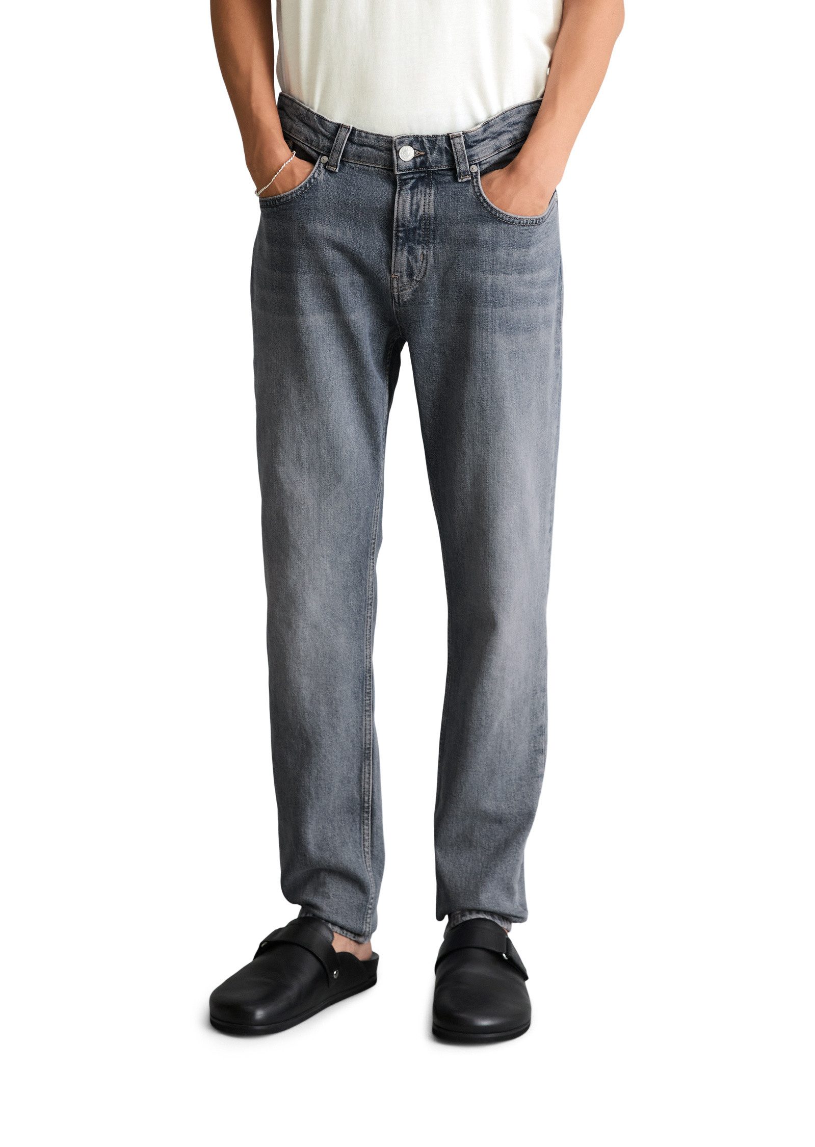Marc O'Polo DENIM Tapered-fit-Jeans aus Bio-Baumwoll-Mix