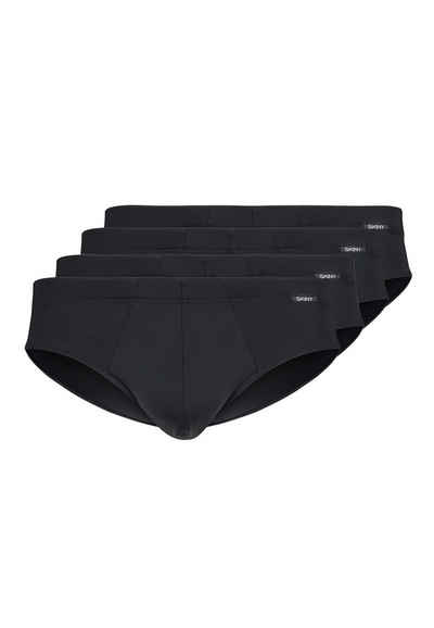 Skiny Slip 4er Pack Basic (Spar-Set, 4-St) Slip / Unterhose - Ohne Eingriff - Blickdicht - Perfekte Passform