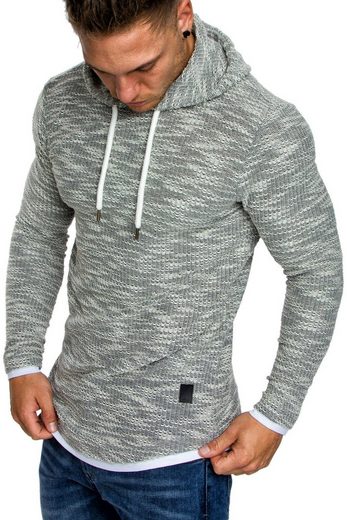 Amaci&Sons Kapuzenpullover »LEXINGTON« 2in1 Oversize Hoodie Pullover Sweatshirt