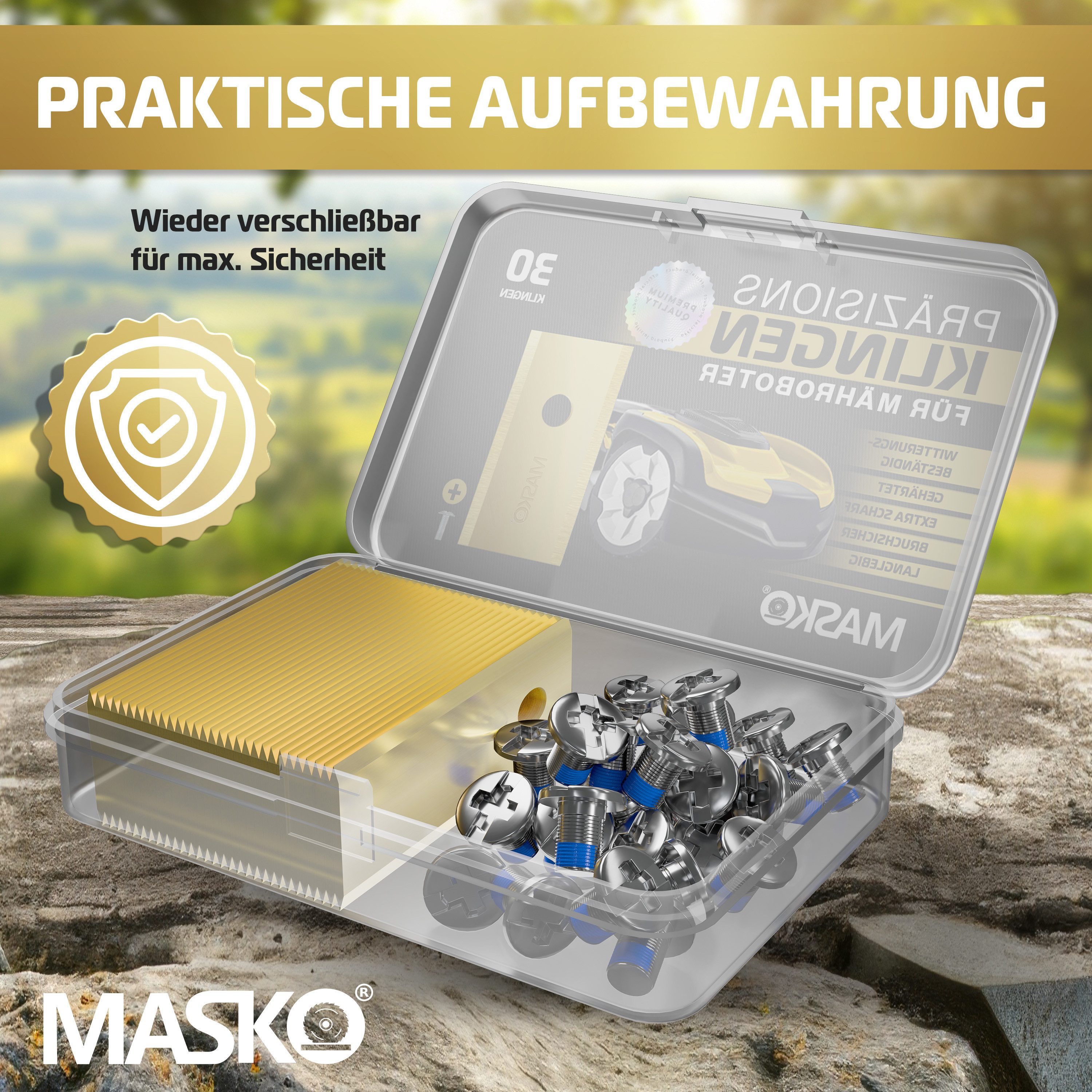 MASKO Mährobotermesser (30-St), Ersatzm... MASKO Mährobotermesser (30-St), Ersatzm...