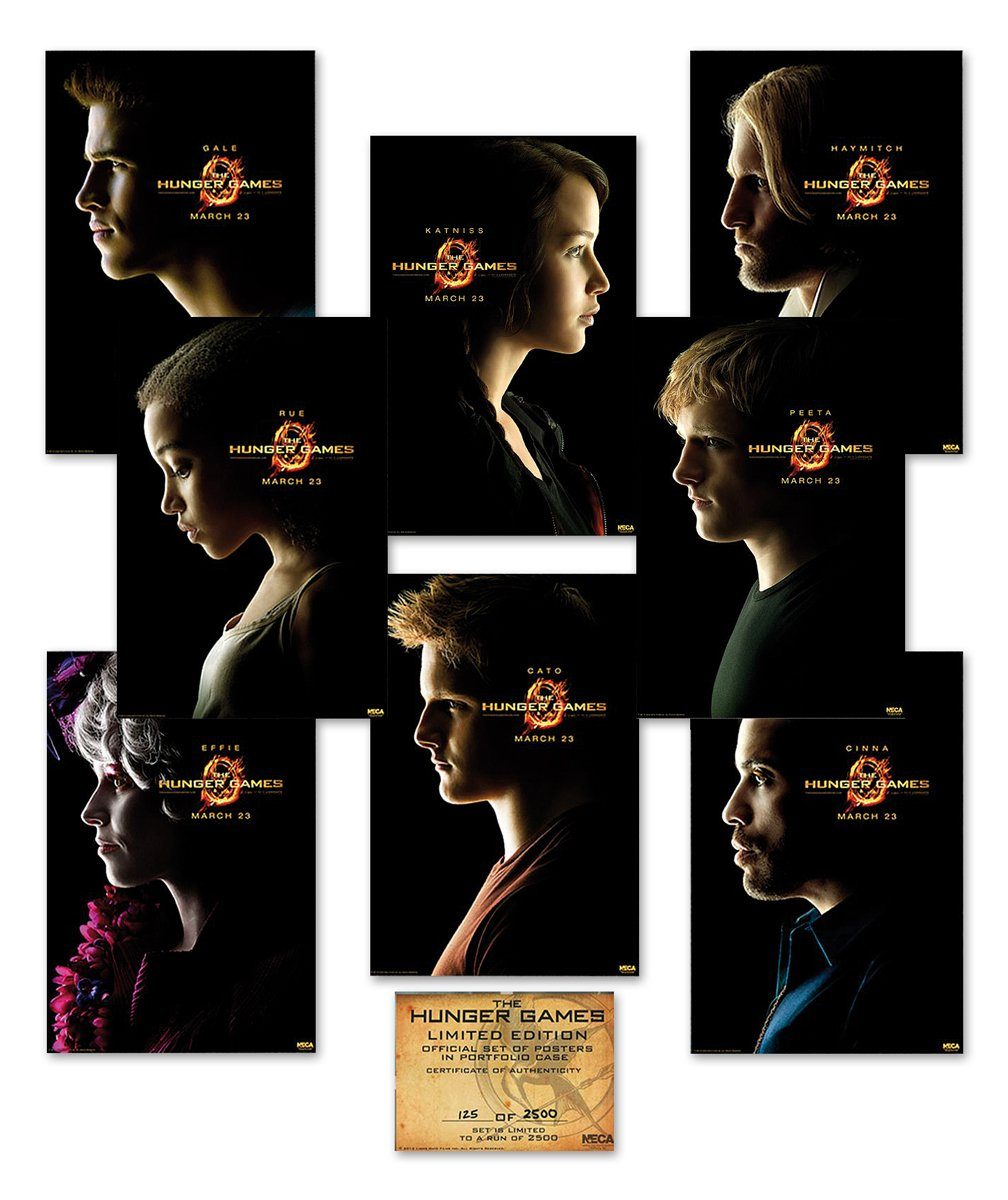 NECA Poster Die Tribute von Panem Poster Set 68,5 x 101,5 cm