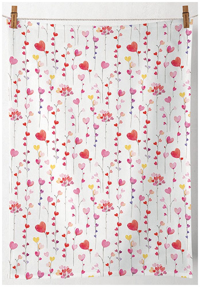 Ambiente® Geschirrtuch Hearts garlands, (1-tlg., 1-teilig), günstig online kaufen