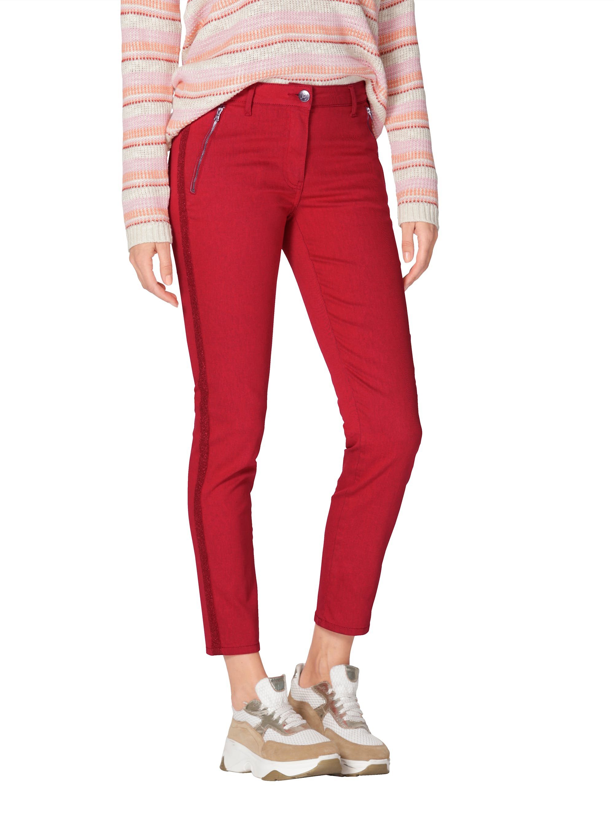 Rote 7/8-Jeans online kaufen » Rote Cropped Jeans | OTTO