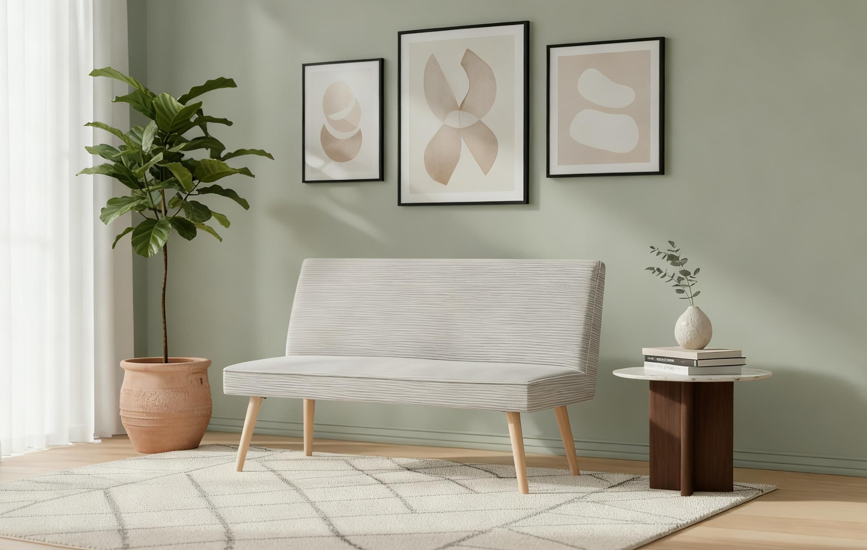 B&D home Essbank PAUL, gepolstert, Federkernbox, mit oder ohne Rückenlehne in 120/140/160cm