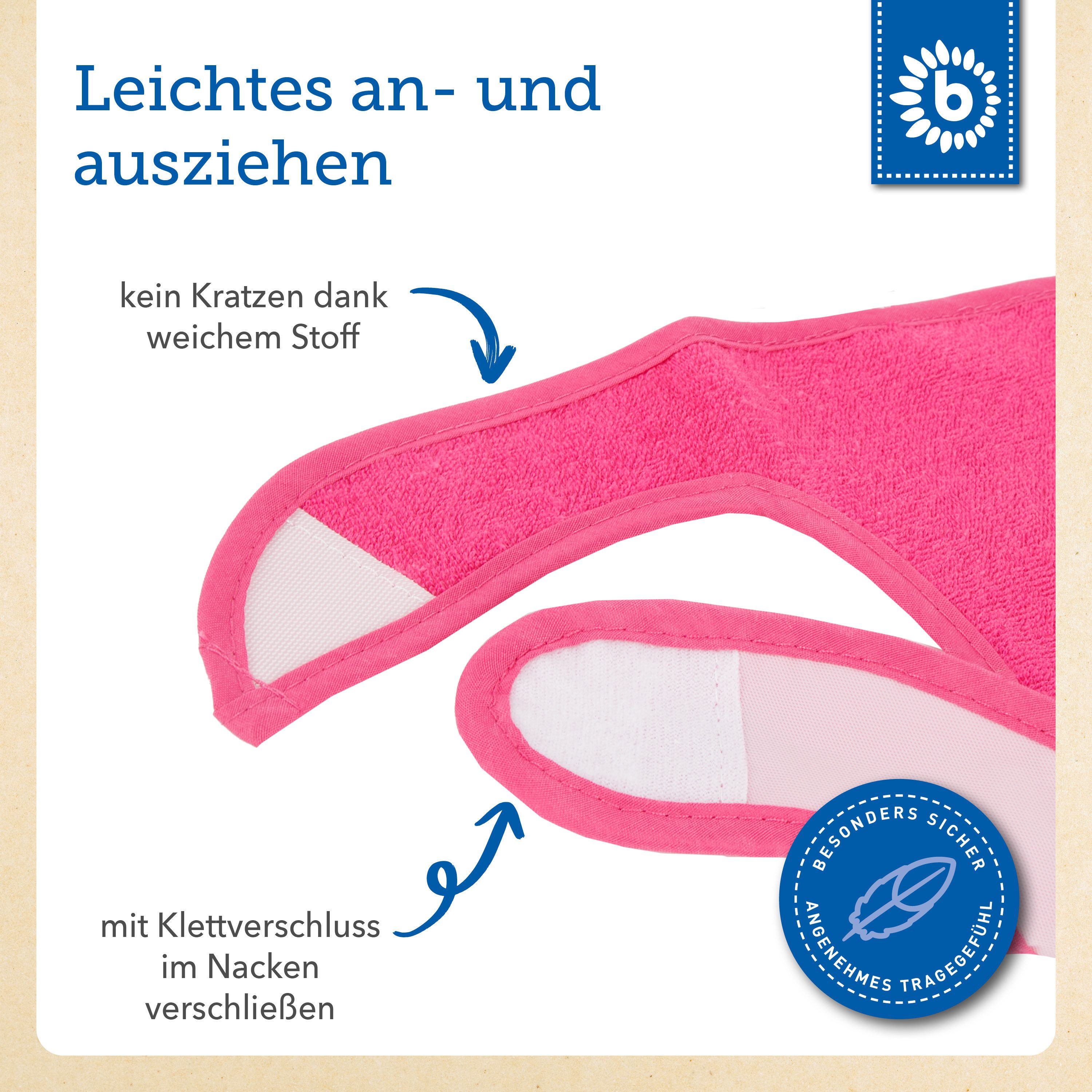 BIECO Lätzchen Bieco Baby Lätzchen 4er Pack abwaschbar Wasserdicht Schlabberlatz