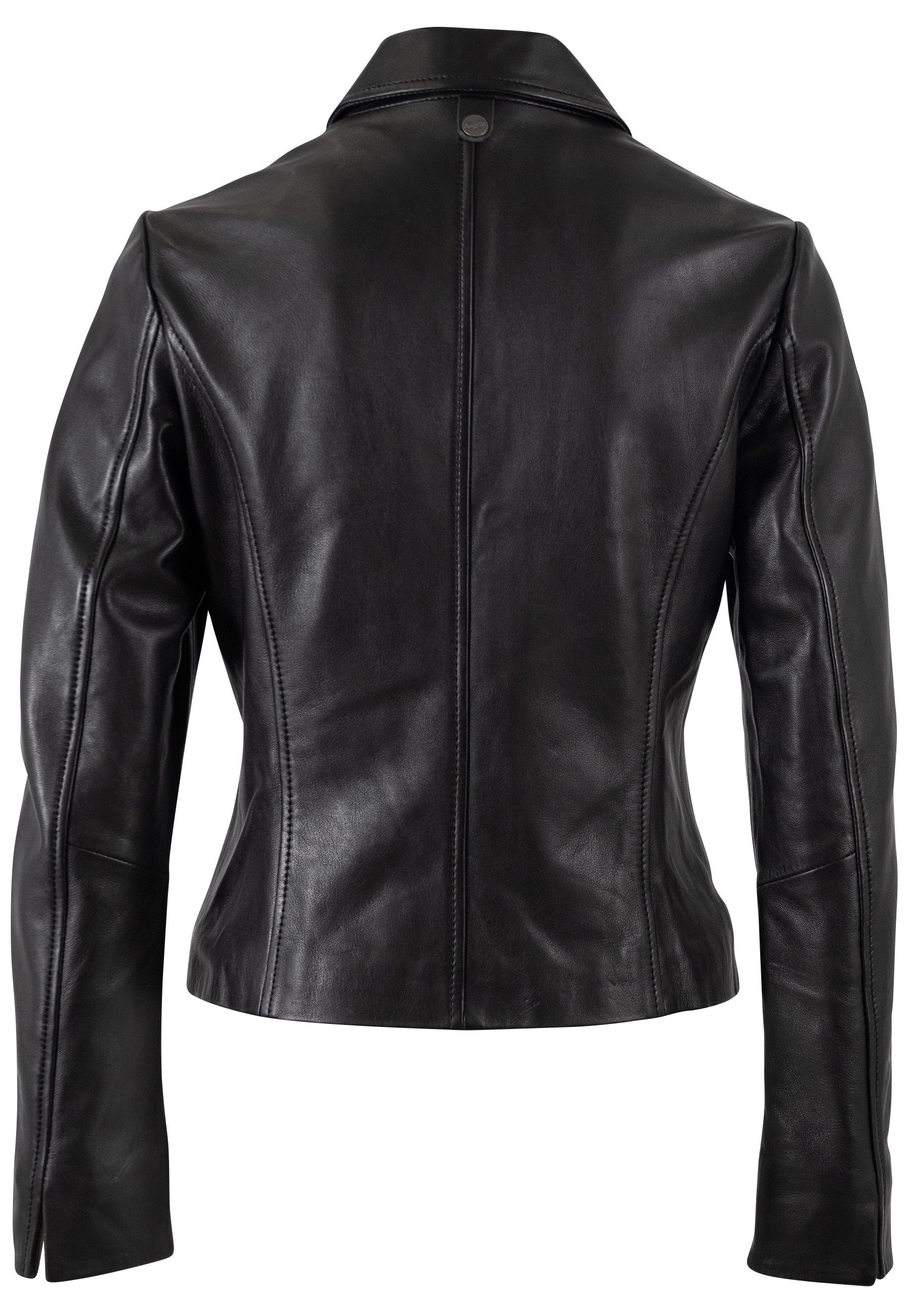 Mauritius Lederjacke MWLoana Bikerjacke mit Umlegekragen