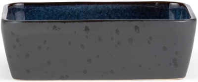 Bitz Auflaufform Auflaufform rechteckig black / dark blue 19 x 14cm, Steinzeug