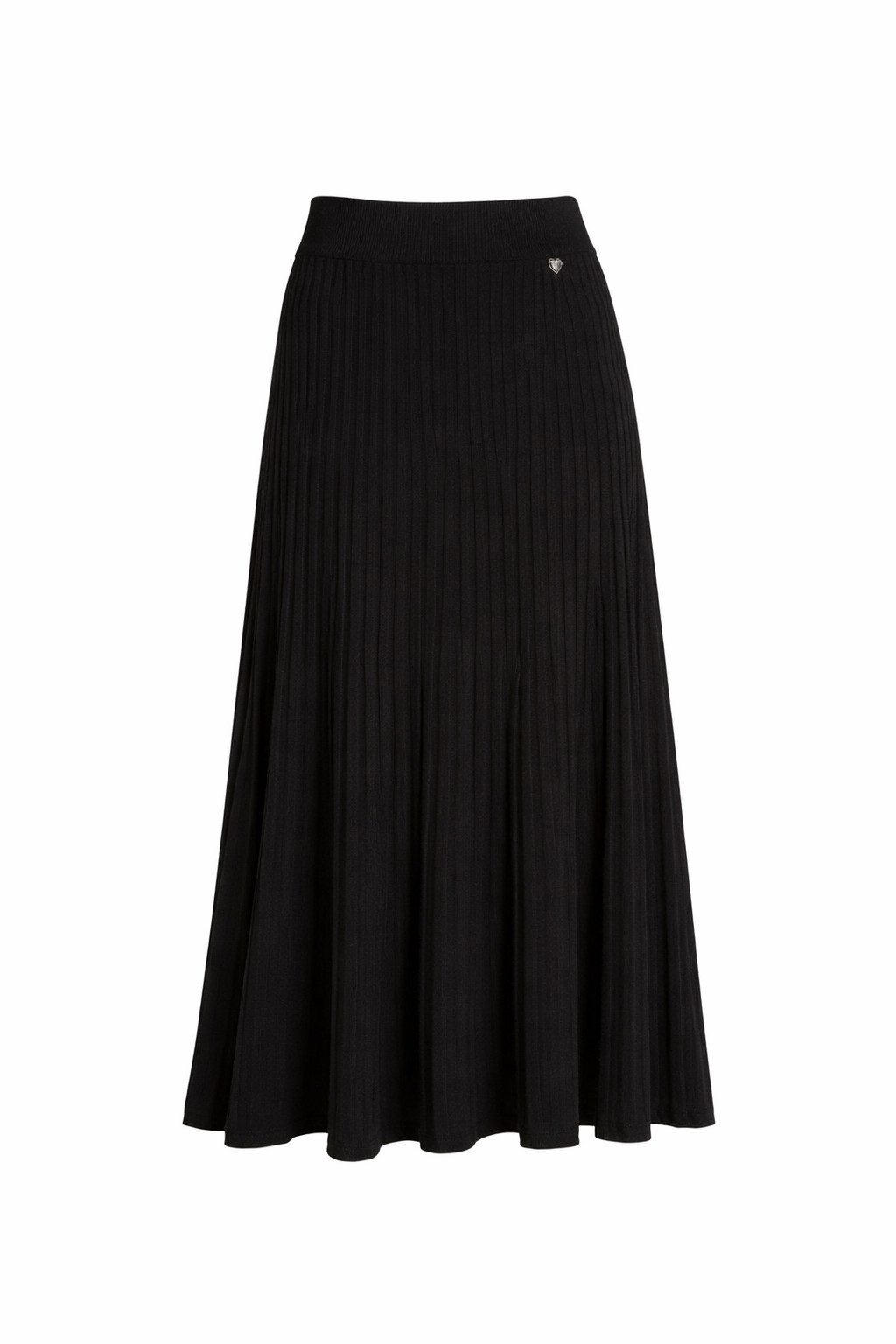 ITALY VIBES Strickrock - Rock - Plisseerock aus weichem Strick - Midirock - Schlupfrock ONE SIZE / passend für Größe XS - M