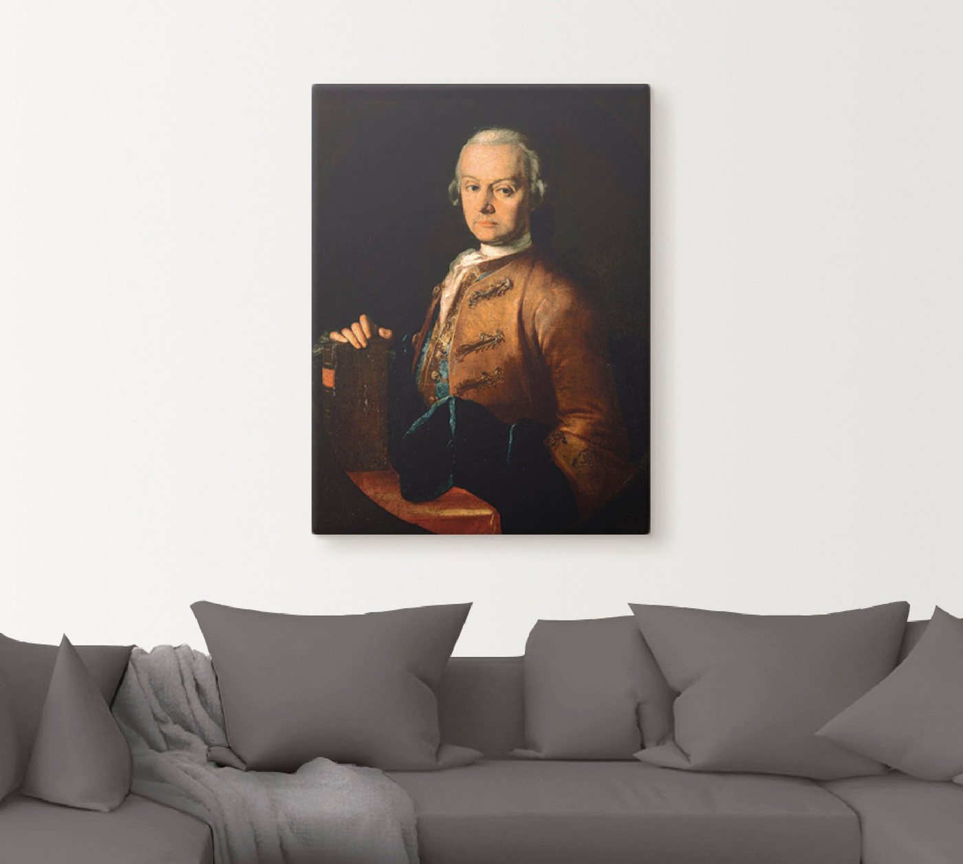 Artland Wandbild »Bildnis Leopold Mozart. Um 1765«, Menschen (1 Stück), in vielen Größen & Produktarten -Leinwandbild, Poster, Wandaufkleber / Wandtattoo auch für Badezimmer geeignet-kaufen