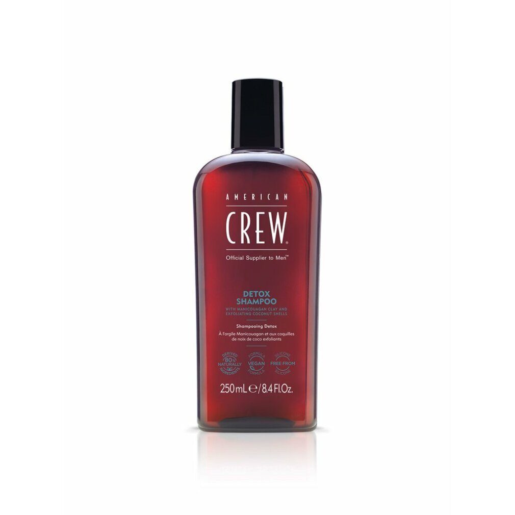 American Crew Haarshampoo Detox Vegan Hair Shampoo For Regulation Of Excessive Sebum 250 ml