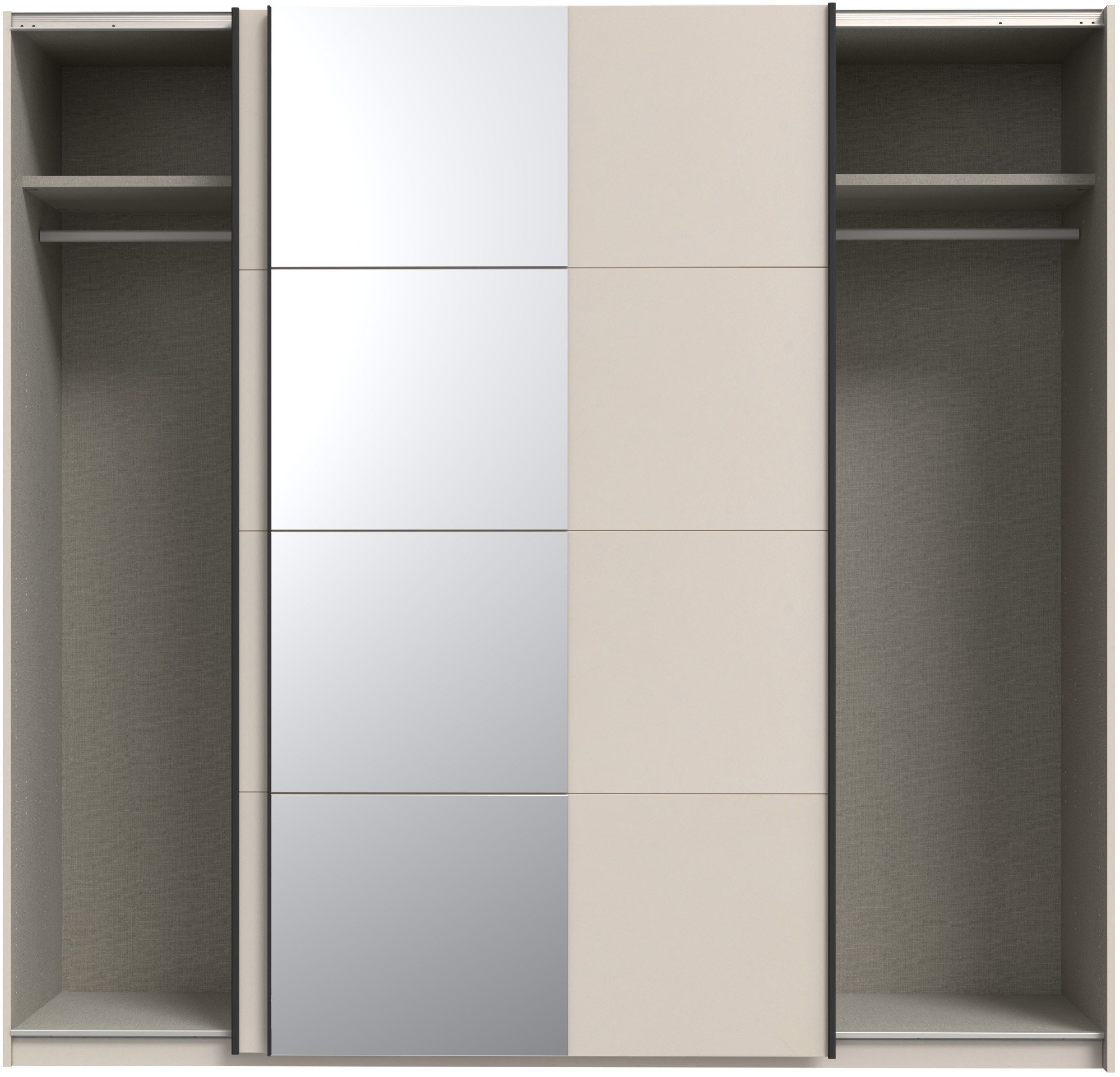 FORTE Schwebetürenschrank Ingalil Höhe 2,10 mtr., stehende Montage – Bild 4 von 5
