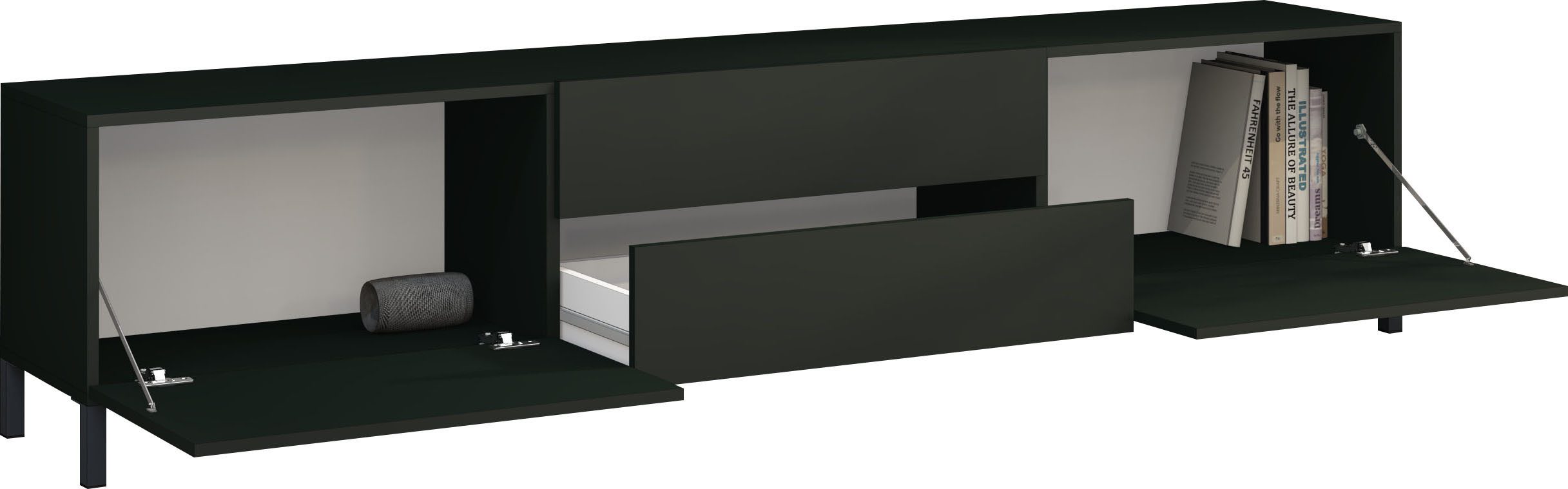borchardt Möbel Lowboard Sophia, TV-Schrank mit Metallfüßen, Breite 200 cm, Variante hängend unter "mehr aus der Serie" zu finden