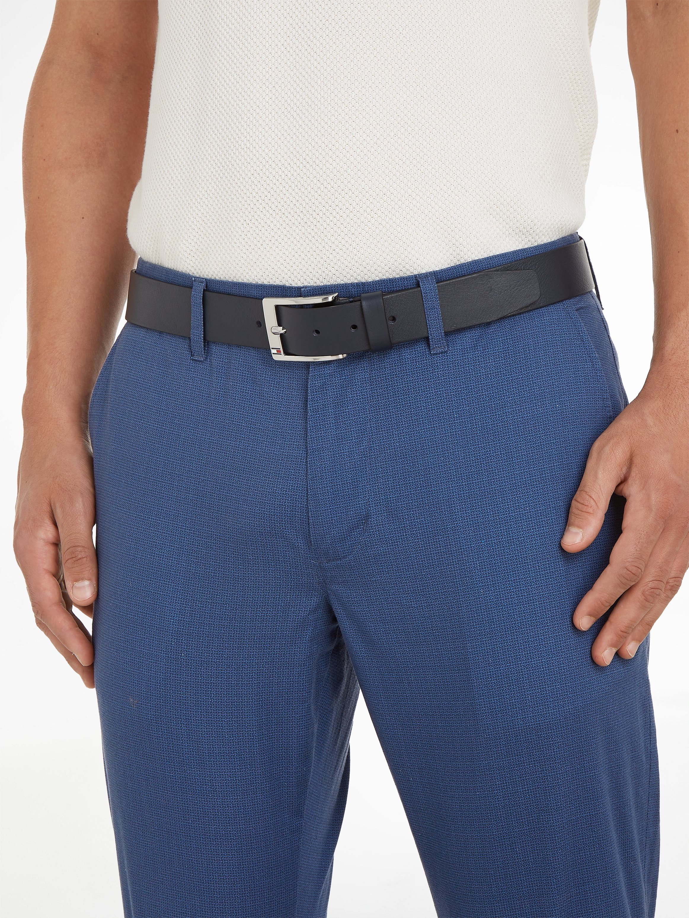 Tommy Hilfiger Ledergürtel New Aly Belt mit quadratischer Logo-Metallschnal günstig online kaufen