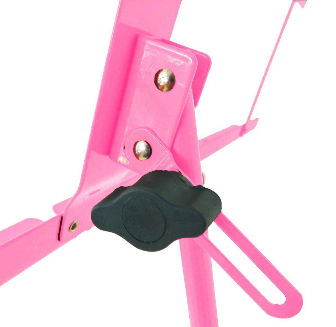 keepdrum Notenpult keepdrum MUS2PK Notenständer Pink Rosa mit Tasche, Vorteils-Set
