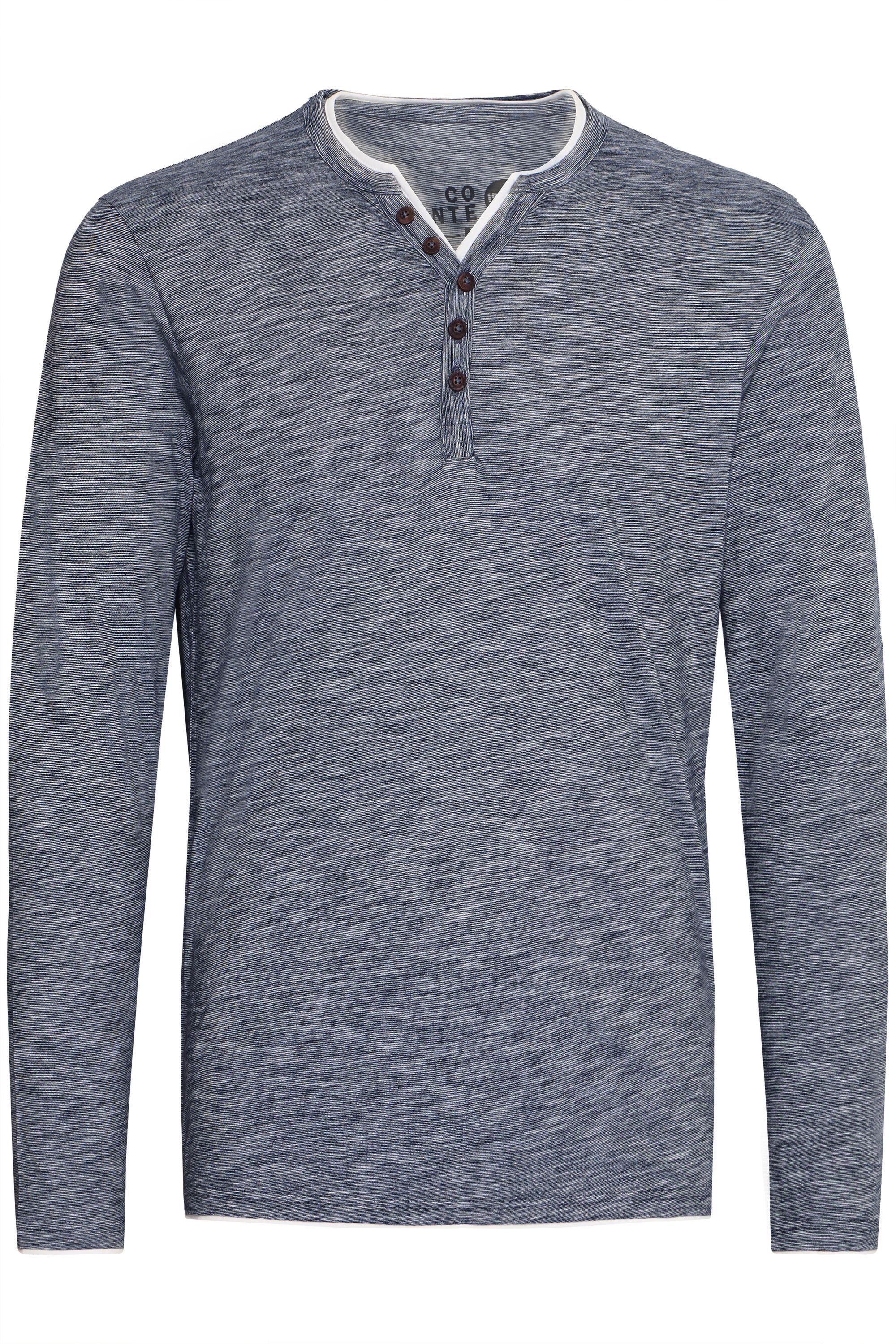 !Solid Longsleeve SDBelagos Langarmshirt im Double-Layer Look günstig online kaufen