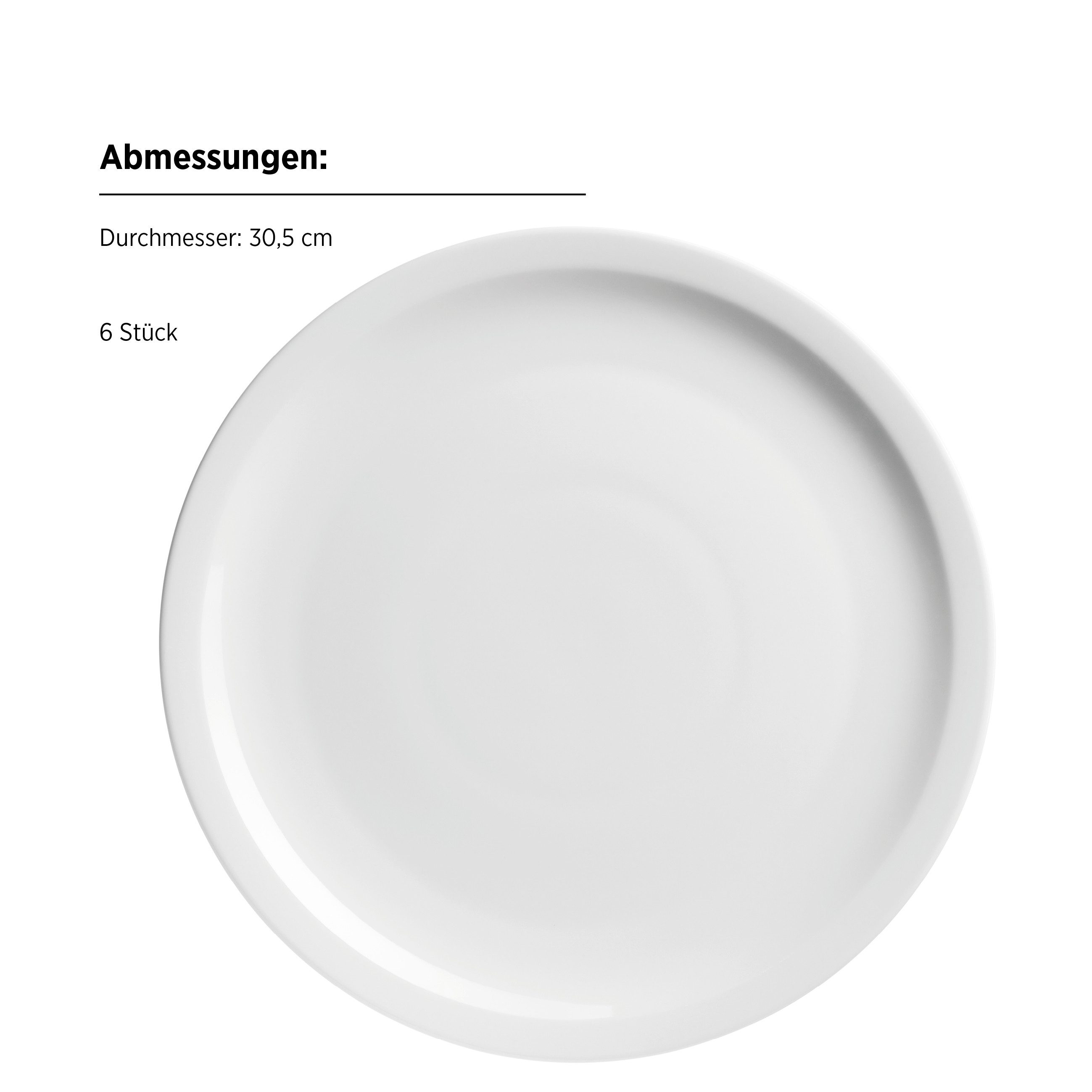 MÄSER Pizzateller Barca, (6 St)
