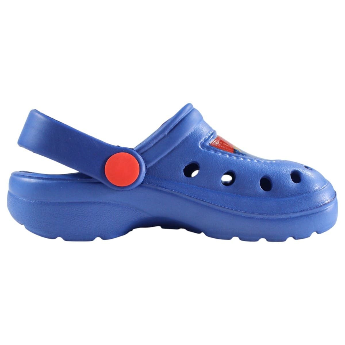 MARVEL Spider-Man Kinder Jungen Clogs Badeschuhe Gr. 22 bis 33 Blau Clog